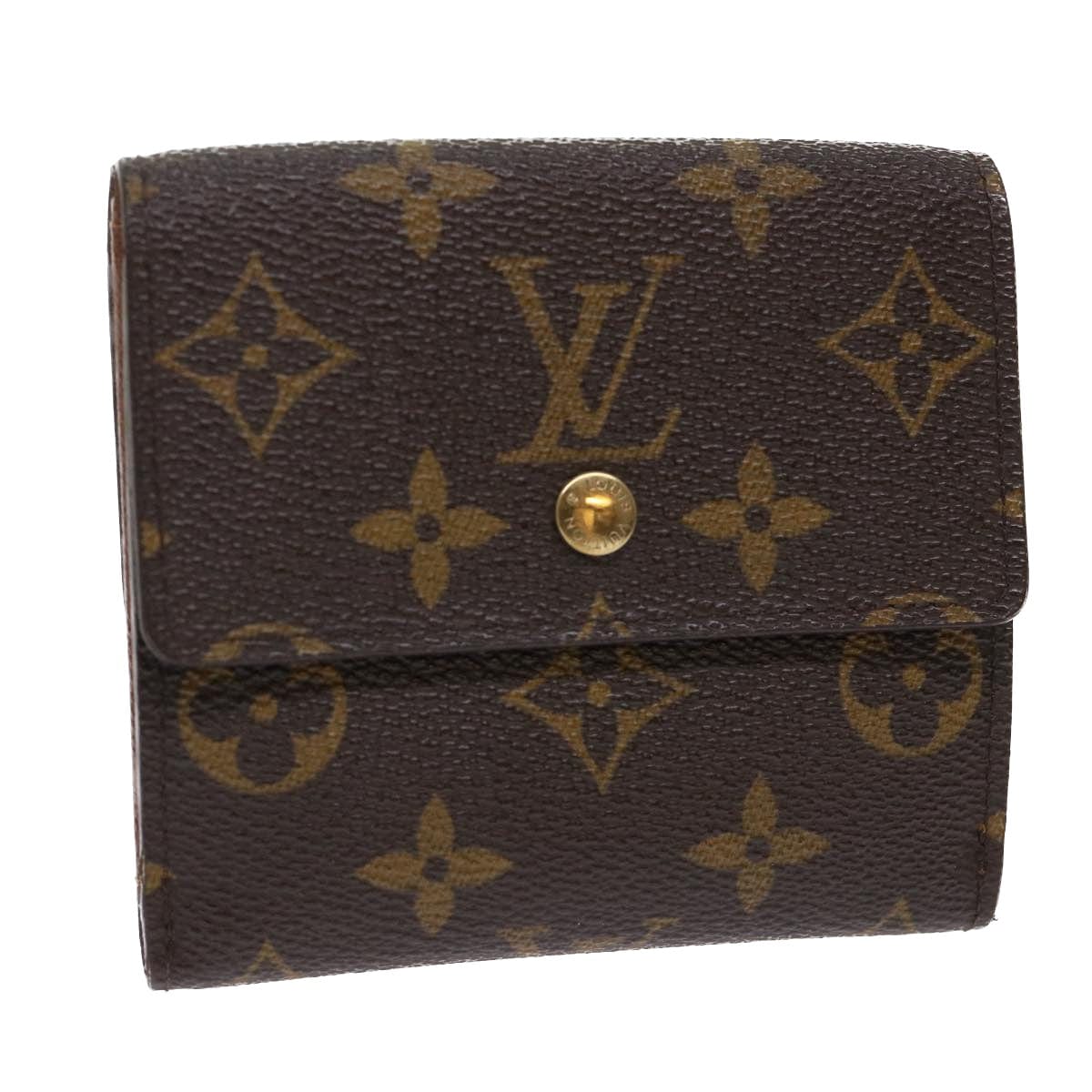 LOUIS VUITTON LOUIS VUITTON Monogram Porte Monnaie Bier Cartes Crdit Wallet M61652 Auth 49954