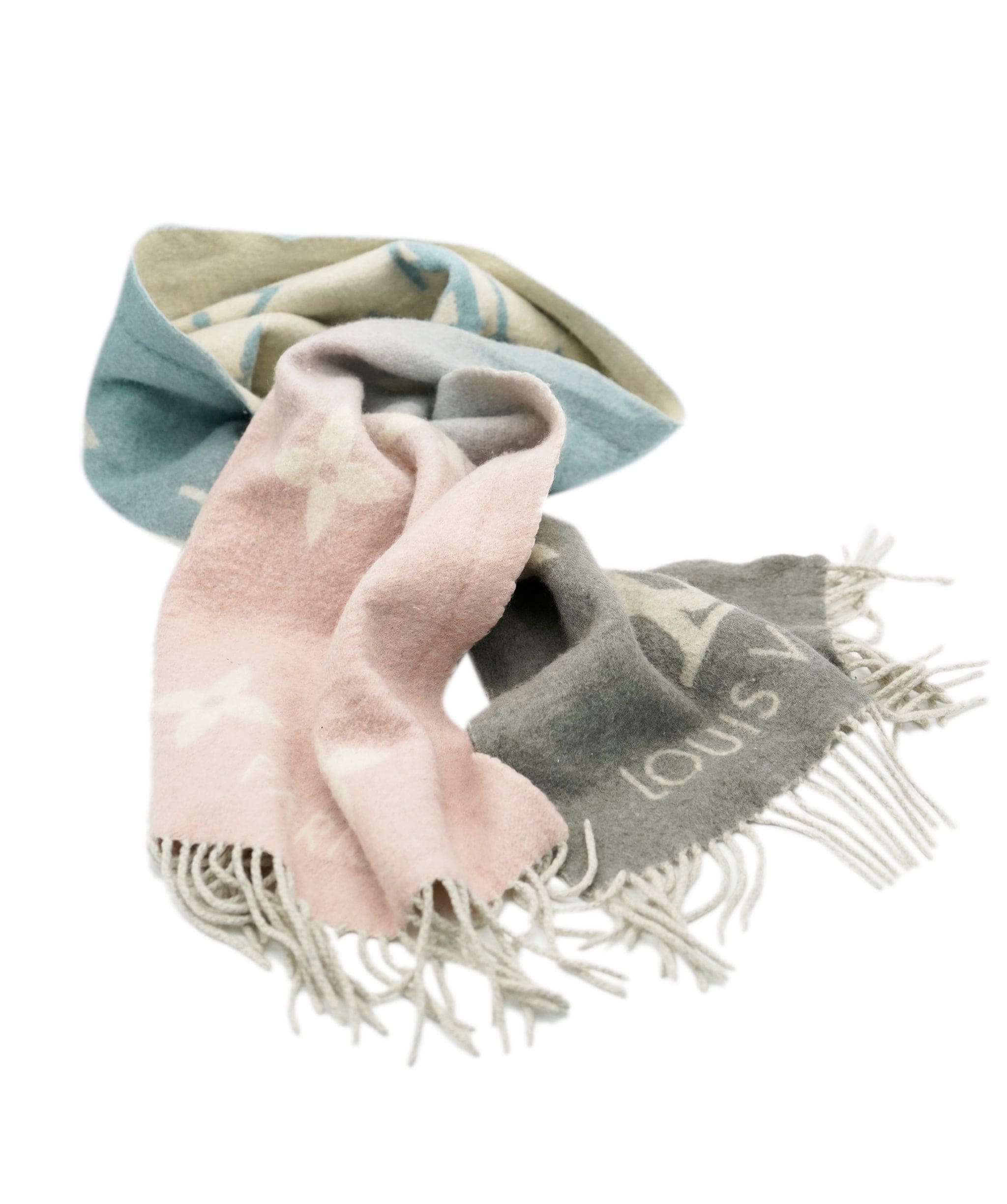 Louis Vuitton Louis Vuitton Multicoloured Cashmere Scarf REC1734