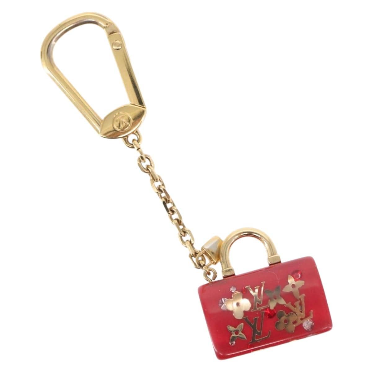 Louis Vuitton LOUIS VUITTON Porte Cles Speedian Exclusion Charm metal Red M65415 Auth 156224 156224