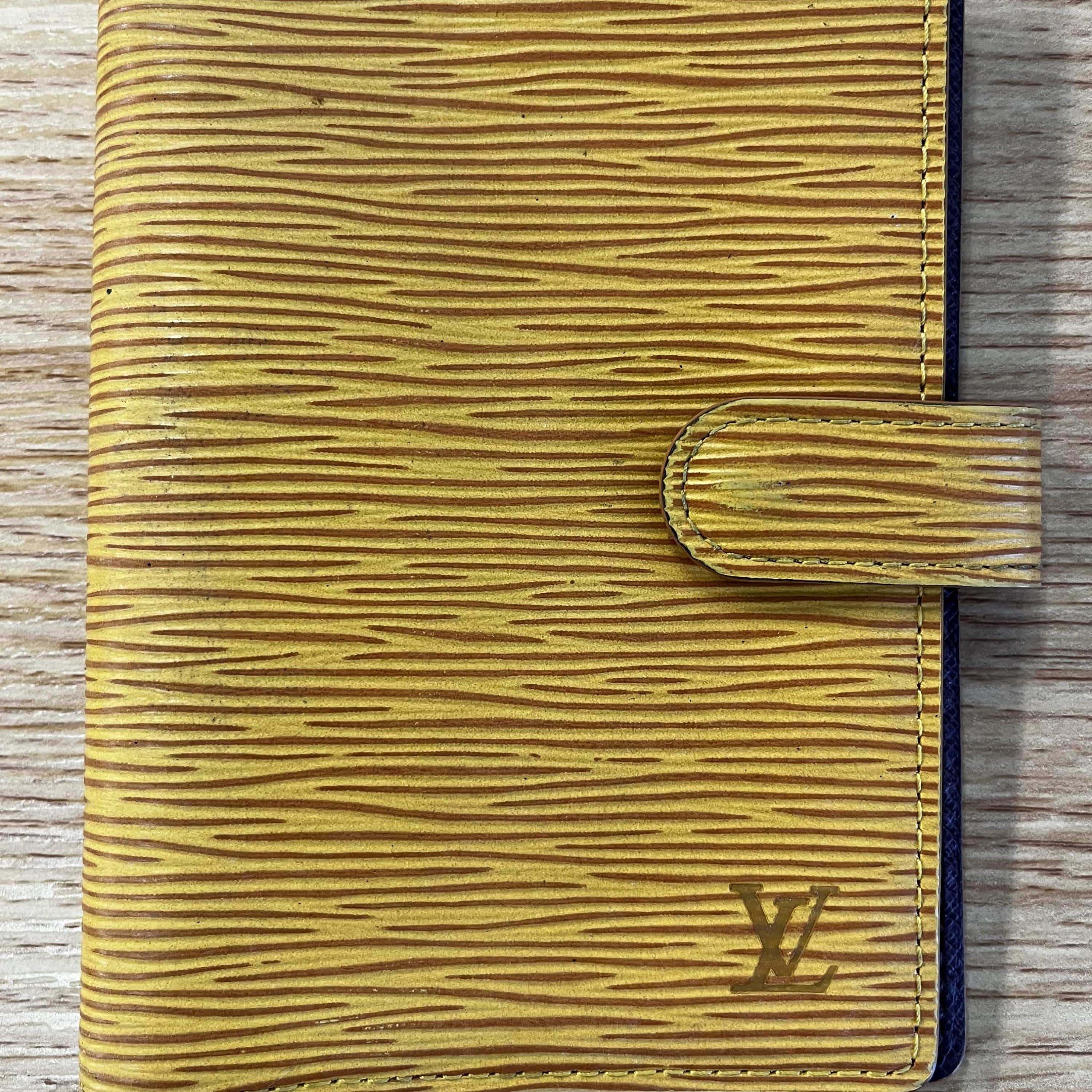Louis Vuitton Louis Vuitton Yellow Epi Leather Agenda Cover C335952