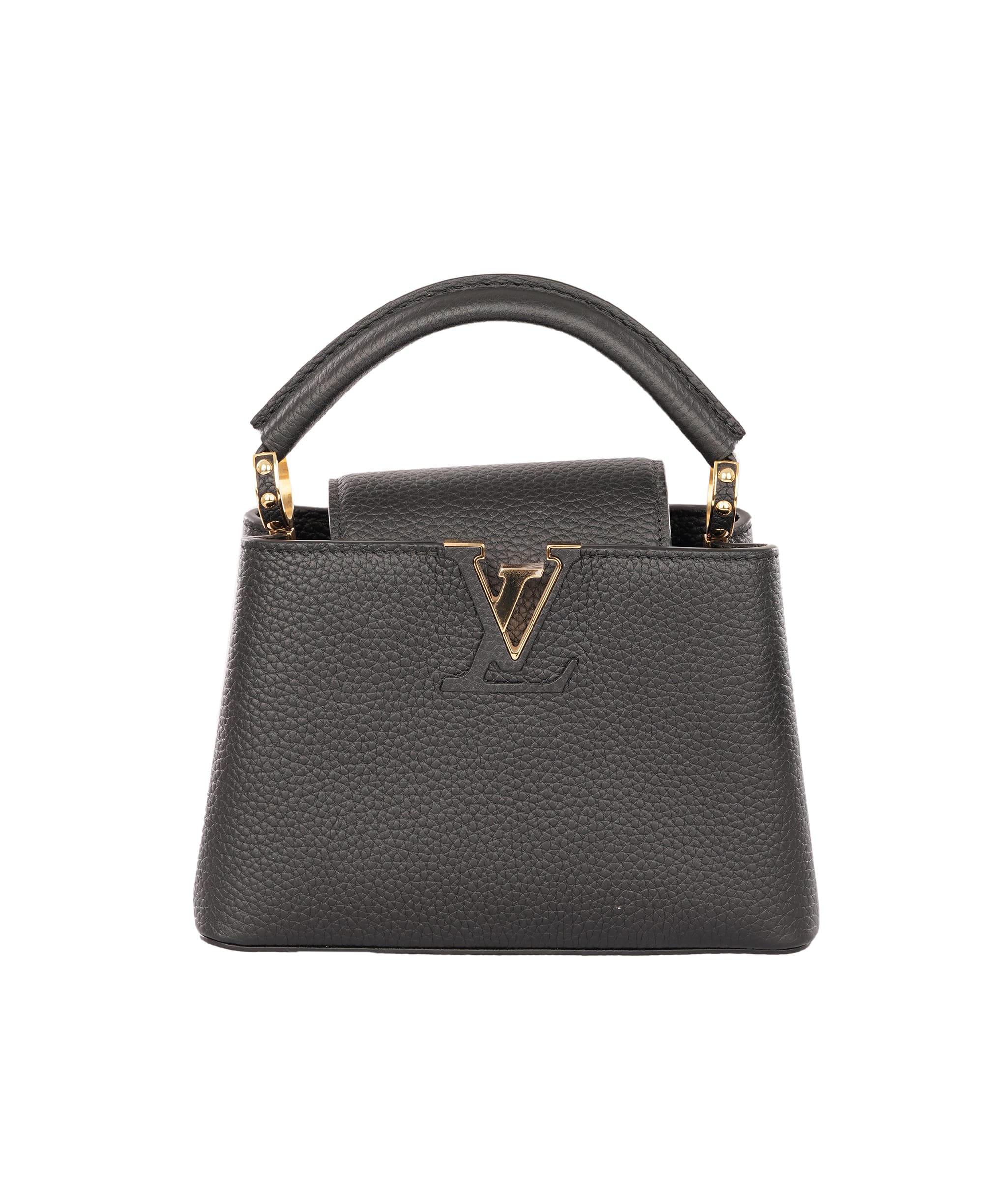 Louis Vuitton Louis Vuittion Black Capucines Mini Taurillon Leather Bag ALTC1191