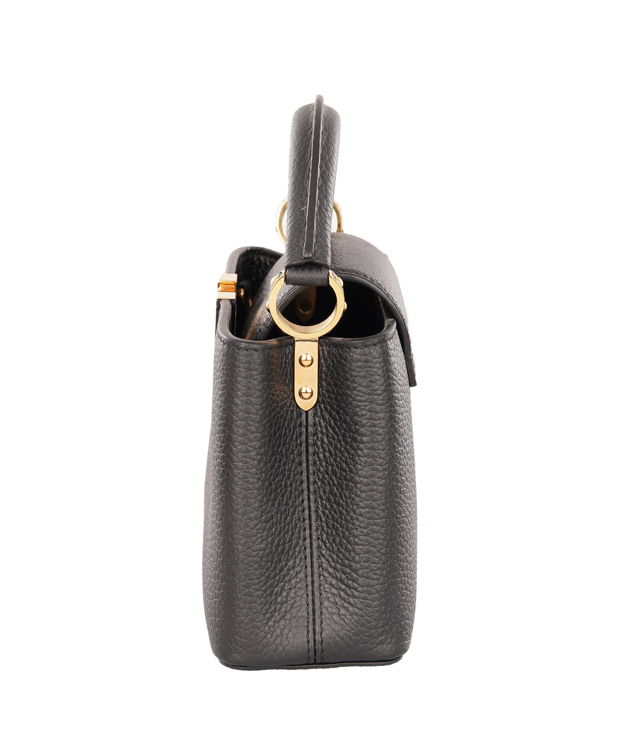 Louis Vuitton Louis Vuittion Black Capucines Mini Taurillon Leather Bag ALTC1191