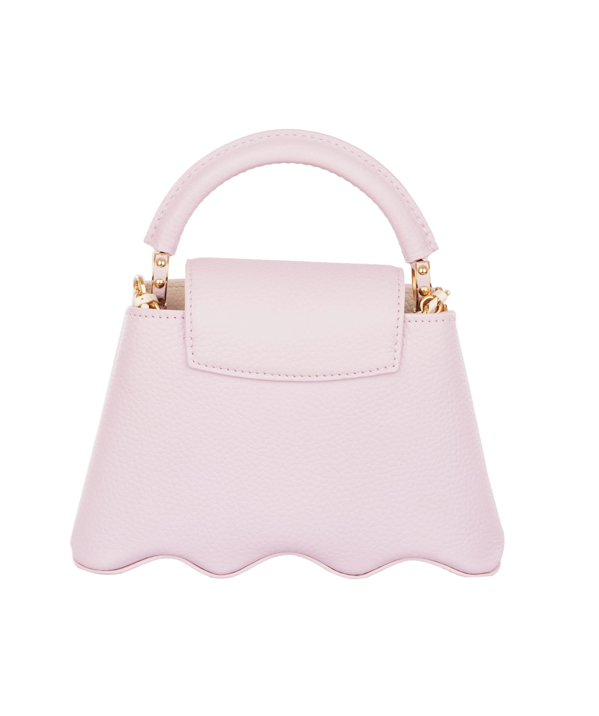 Louis Vuitton Louis Vuittion Wisteria Purple Capucines Mini Taurillon Leather Bag ALTC1187