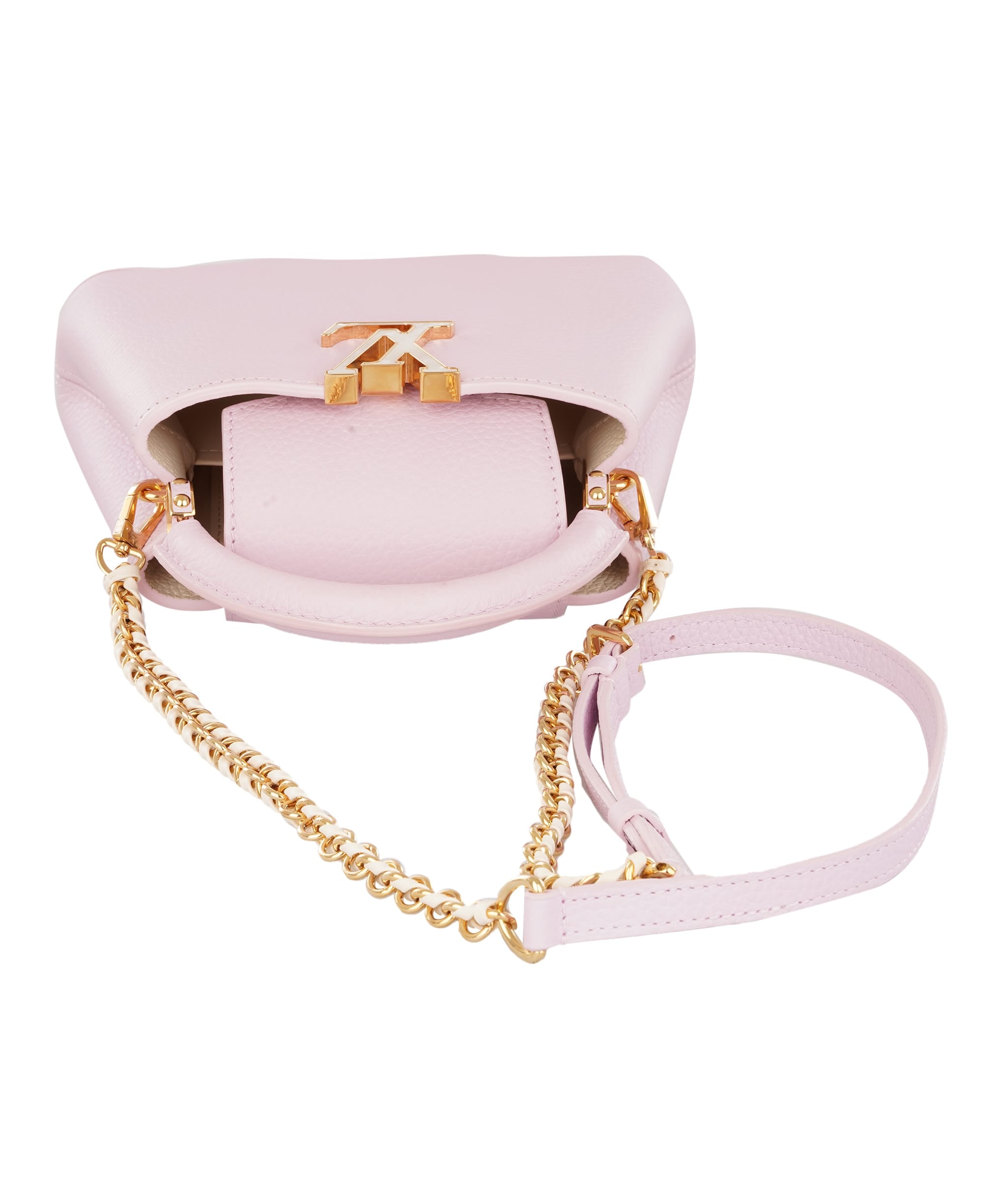 Louis Vuitton Louis Vuittion Wisteria Purple Capucines Mini Taurillon Leather Bag ALTC1187
