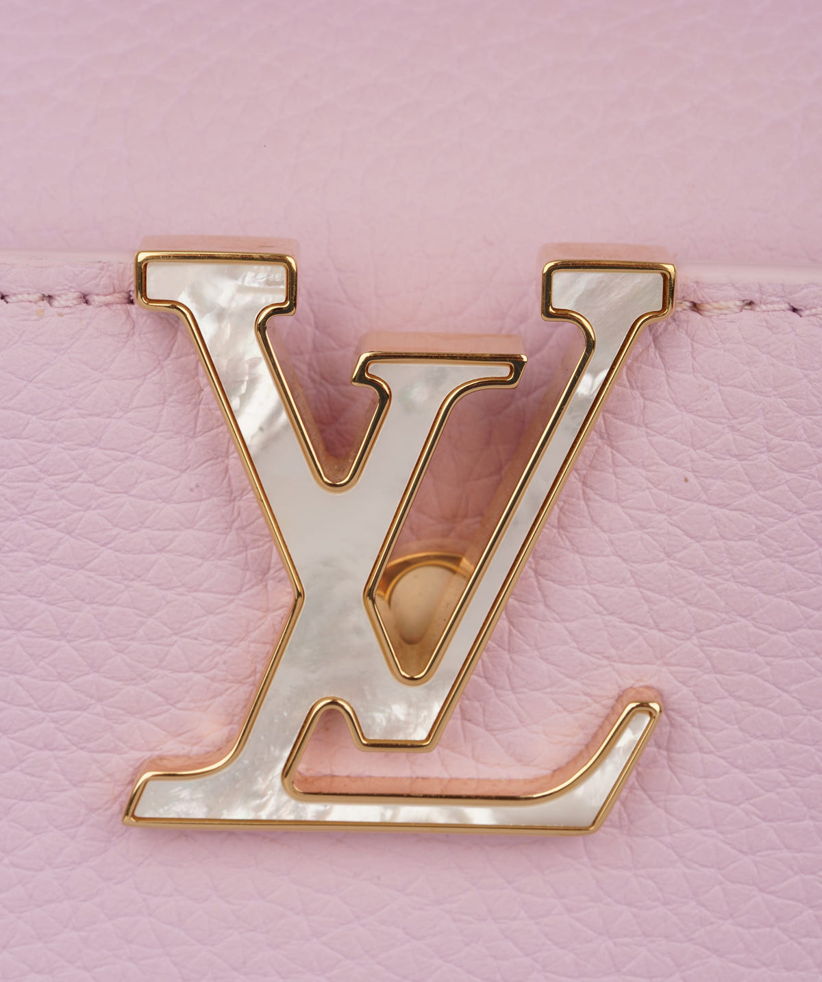 Louis Vuitton Louis Vuittion Wisteria Purple Capucines Mini Taurillon Leather Bag ALTC1187