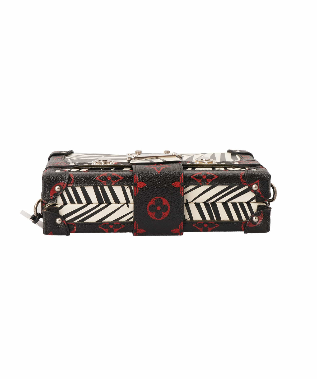 Louis Vuitton Louis Vuitton Black And White Patterned Petite Malle C344113