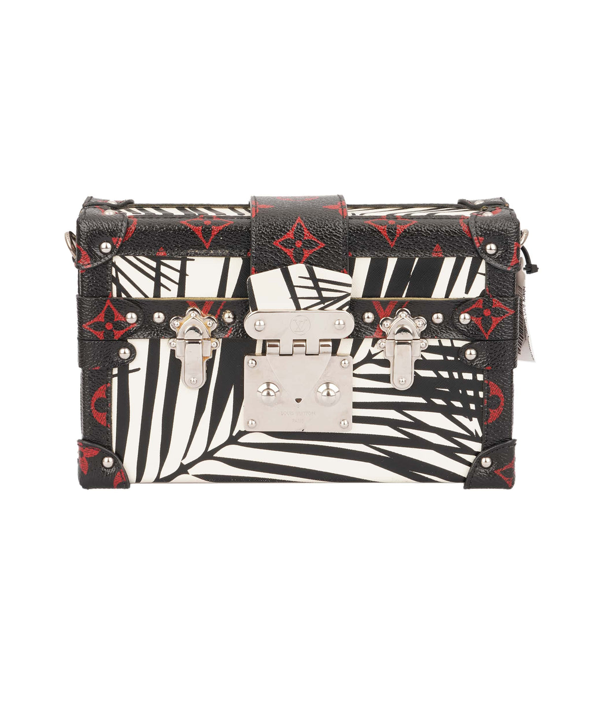 Louis Vuitton Louis Vuitton Black And White Patterned Petite Malle C344113