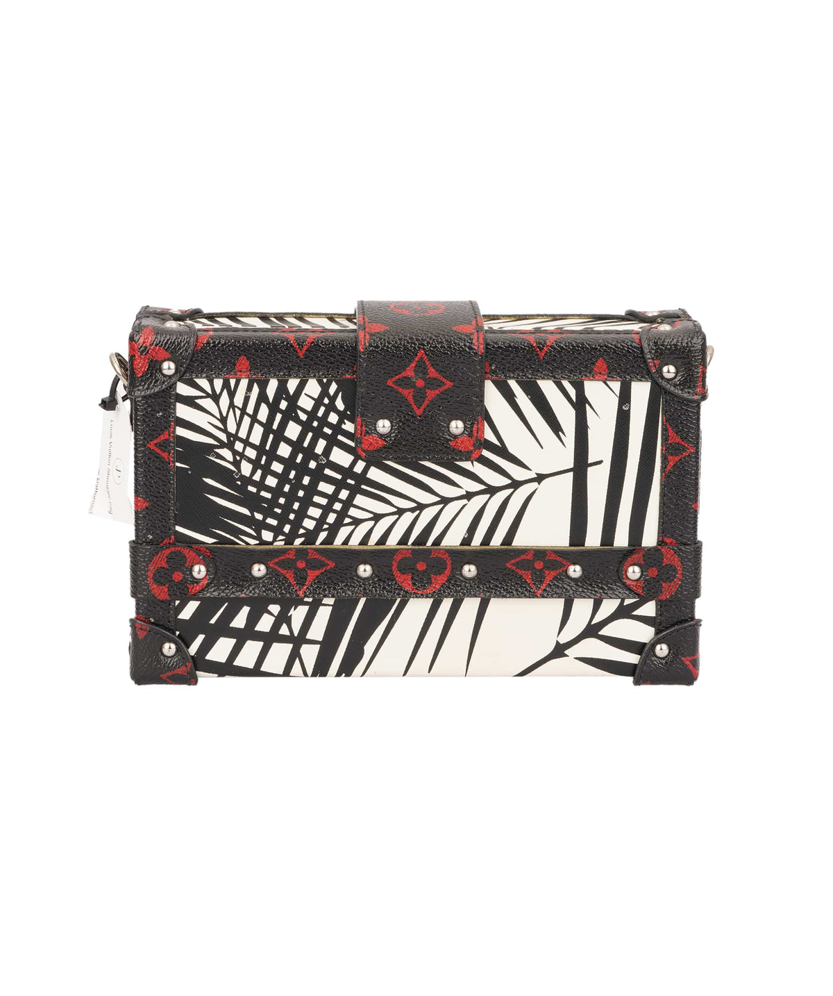 Louis Vuitton Louis Vuitton Black And White Patterned Petite Malle C344113