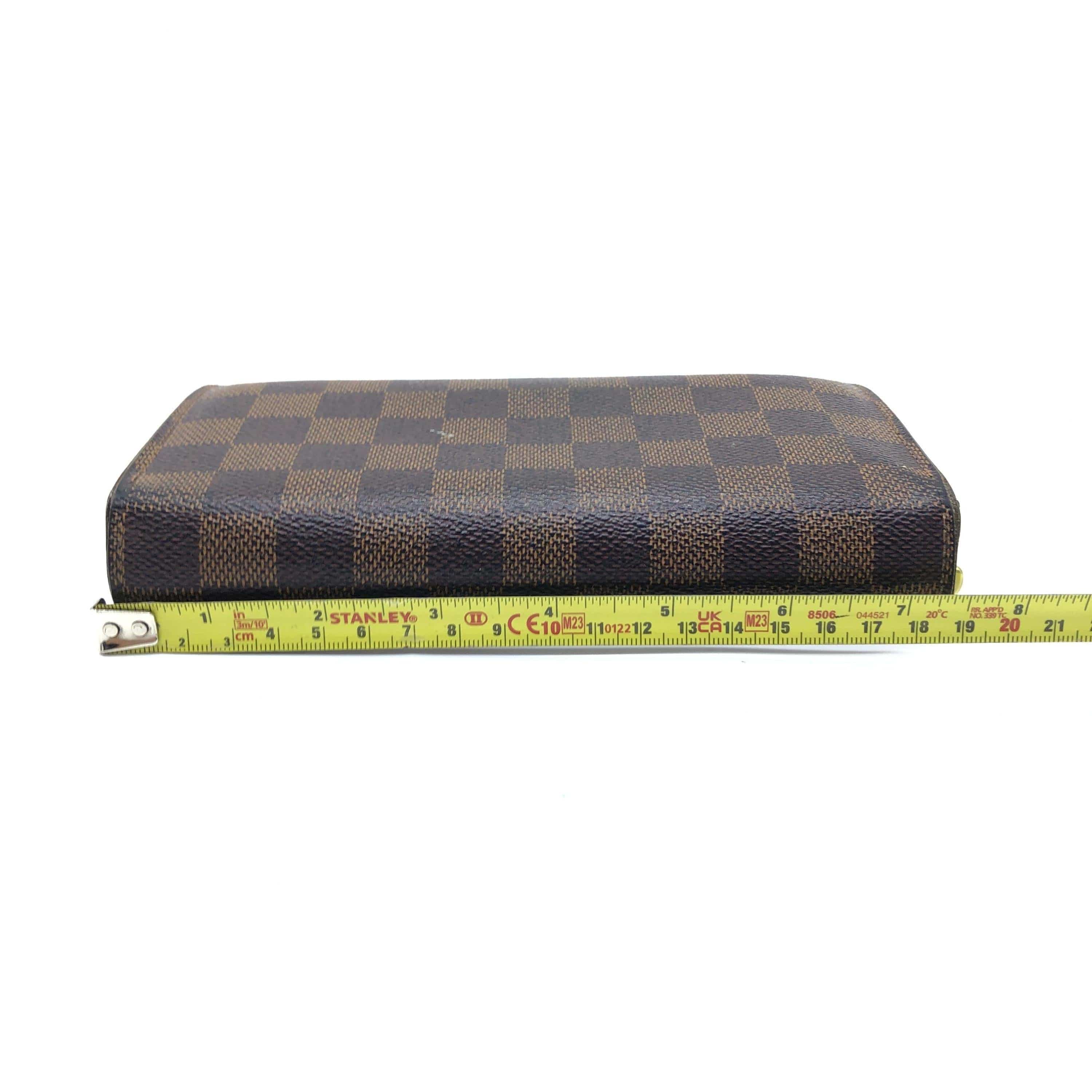 Louis Vuitton Louis Vuitton Damier Ebene Portefeuille Sara Long Wallet ALC3197
