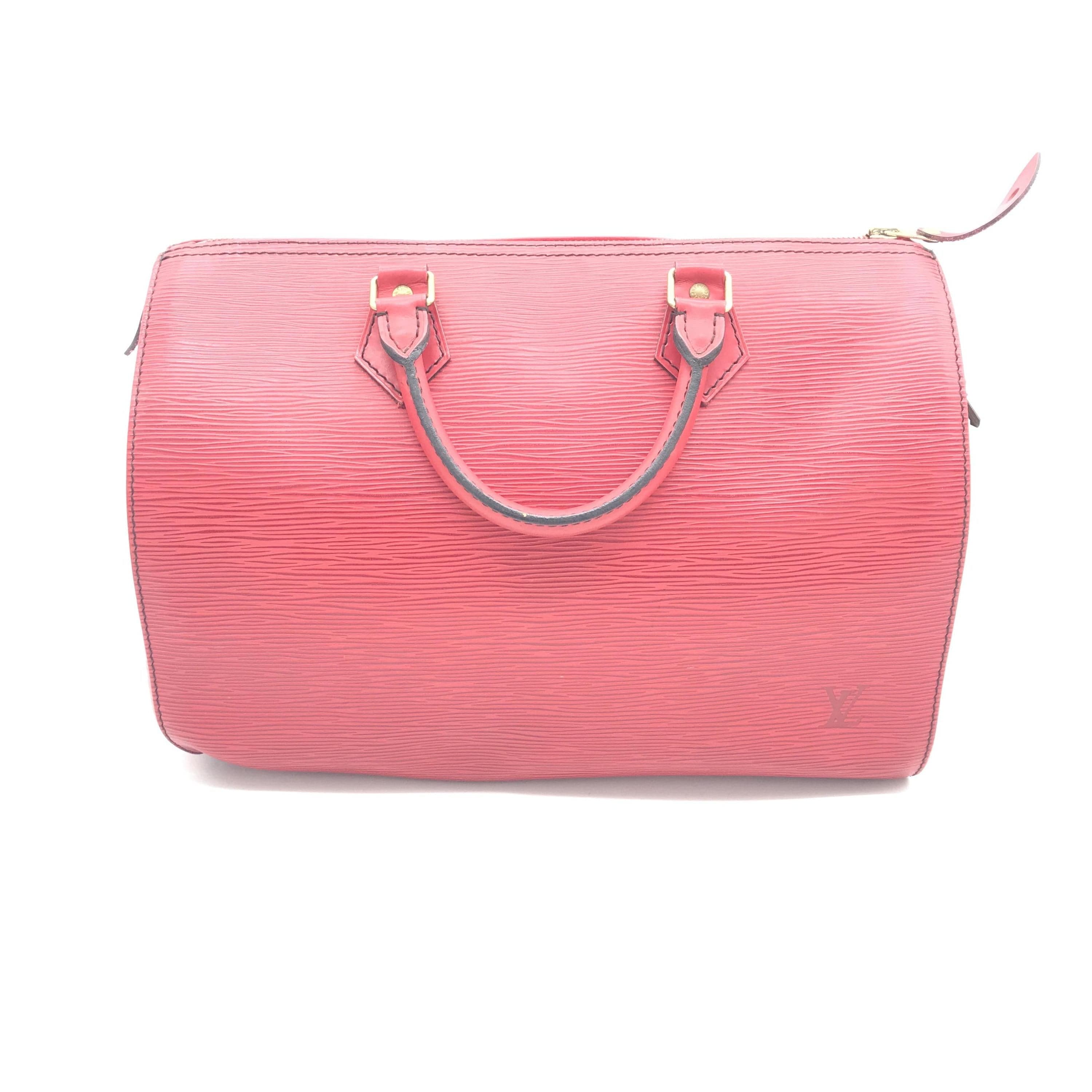 Louis Vuitton Louis Vuitton Epi Leather Speedy 30 Handbag in Red ALC3199