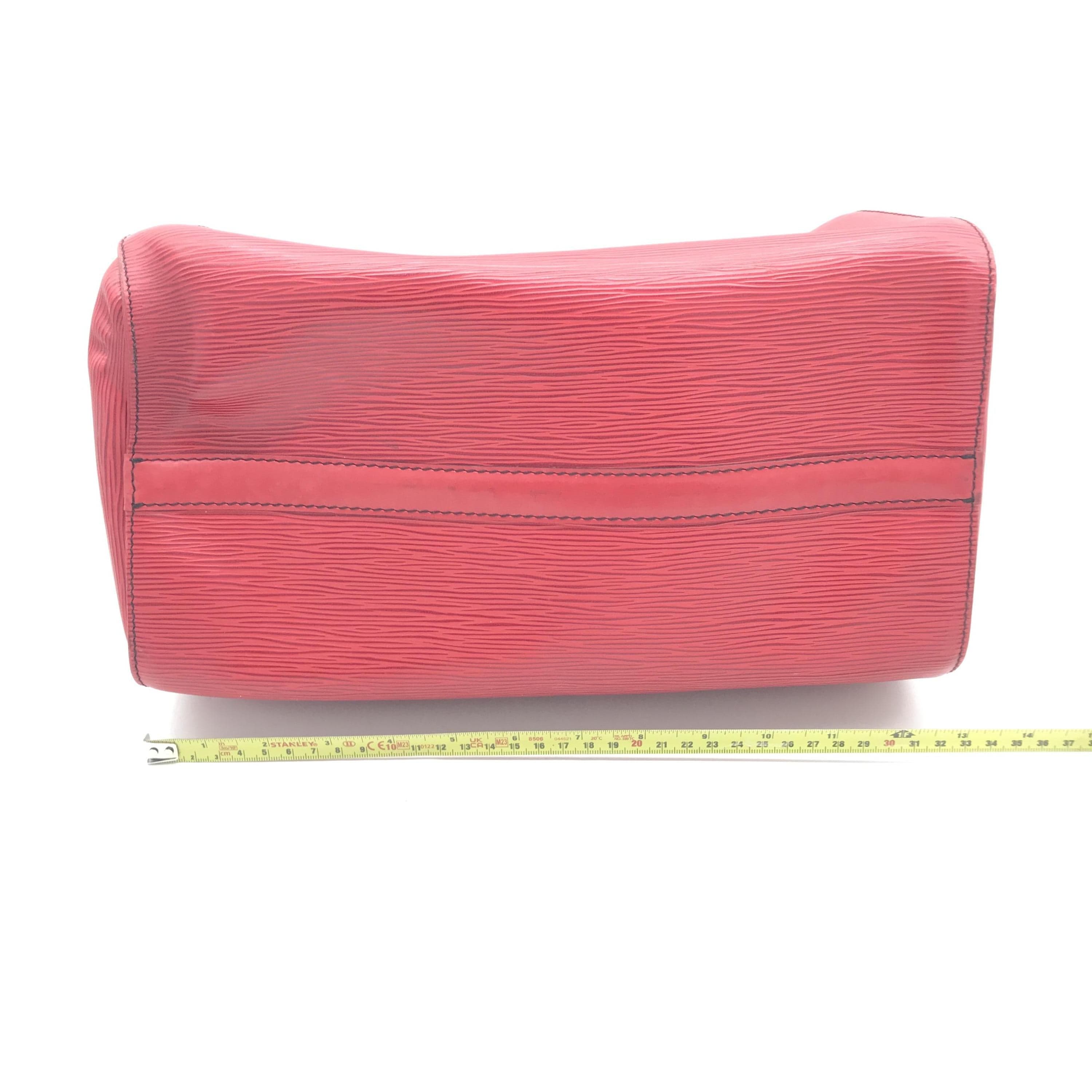 Louis Vuitton Louis Vuitton Epi Leather Speedy 30 Handbag in Red ALC3199