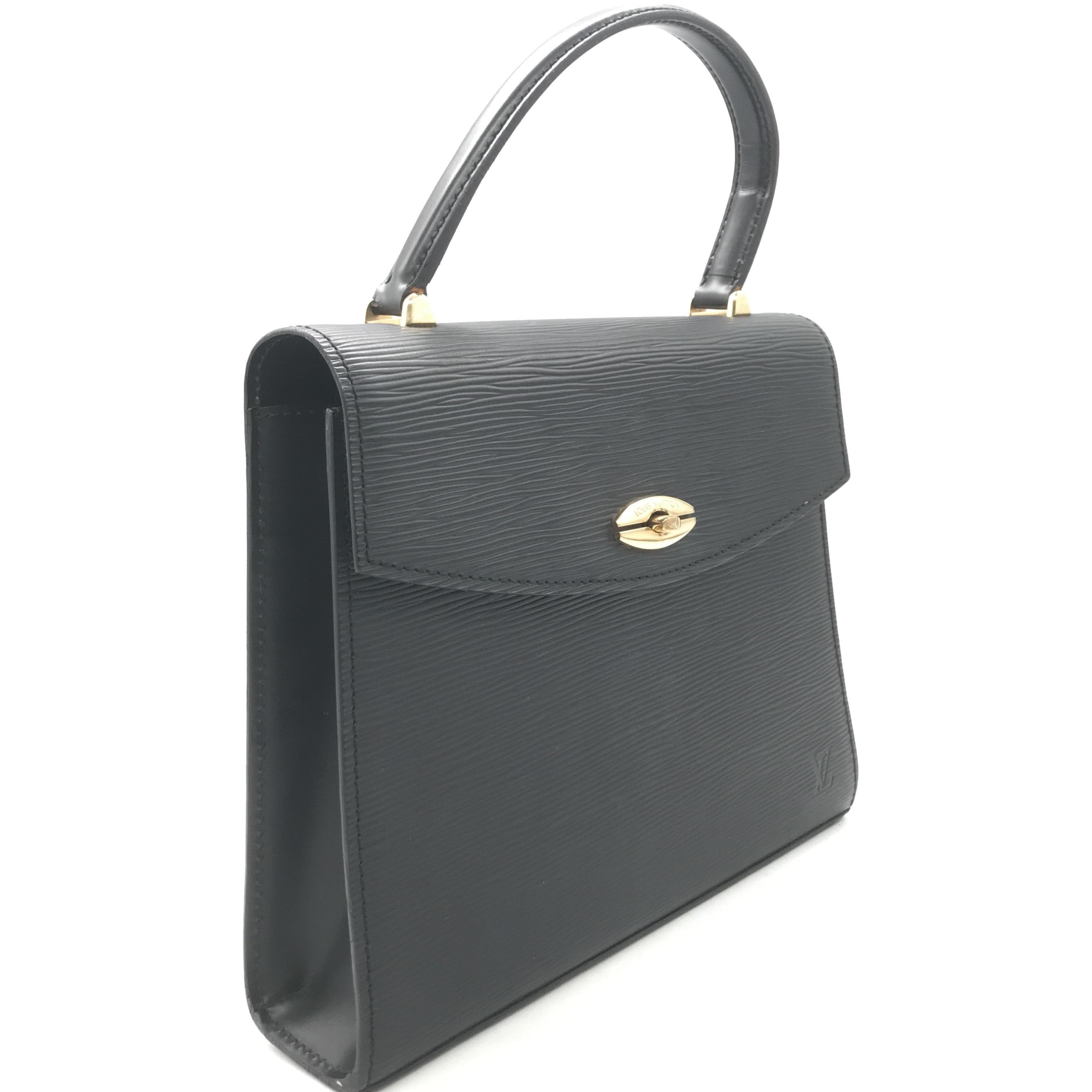 Louis Vuitton Louis Vuitton Epi Malesherbes Black Leather Handbag ALC3202