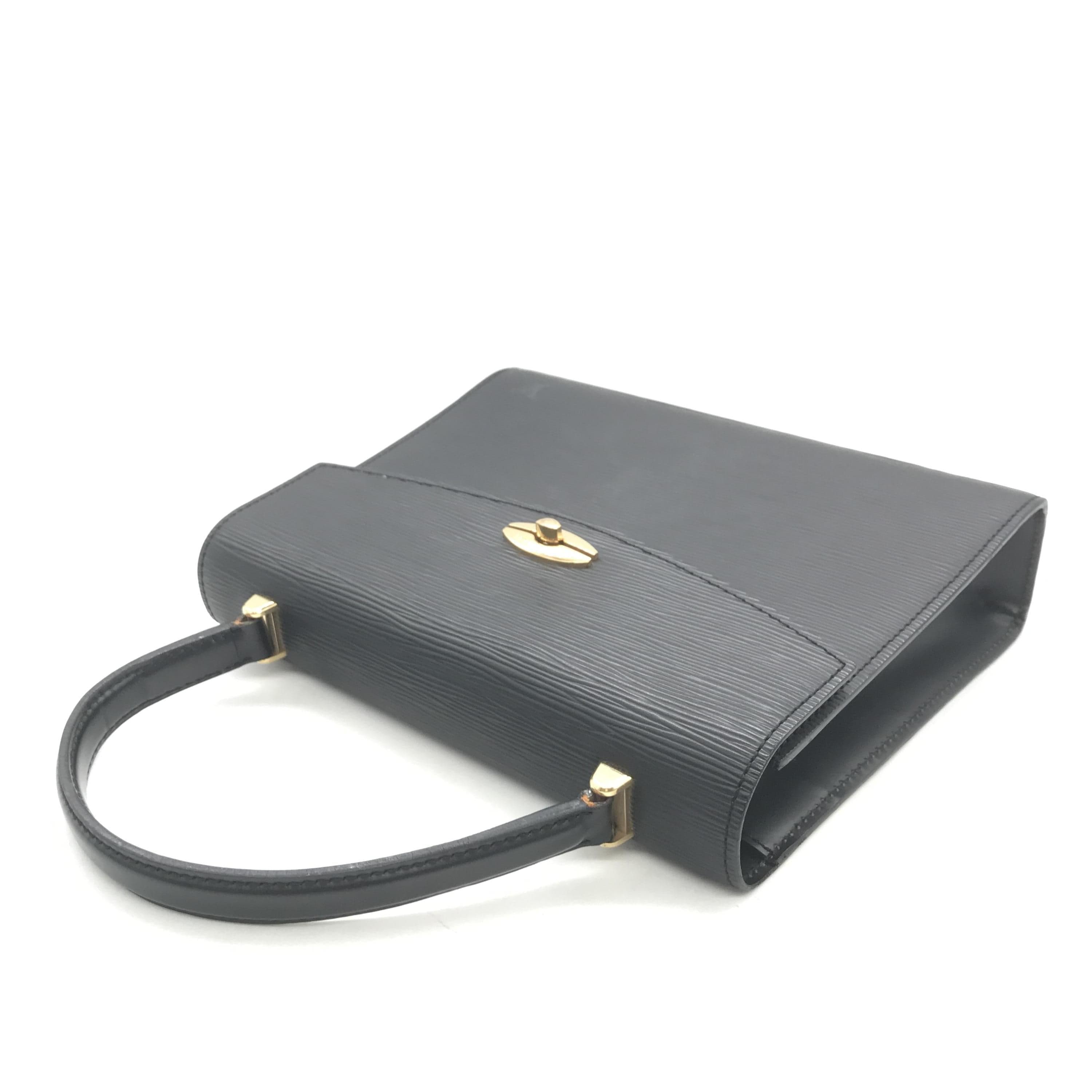 Louis Vuitton Louis Vuitton Epi Malesherbes Black Leather Handbag ALC3202