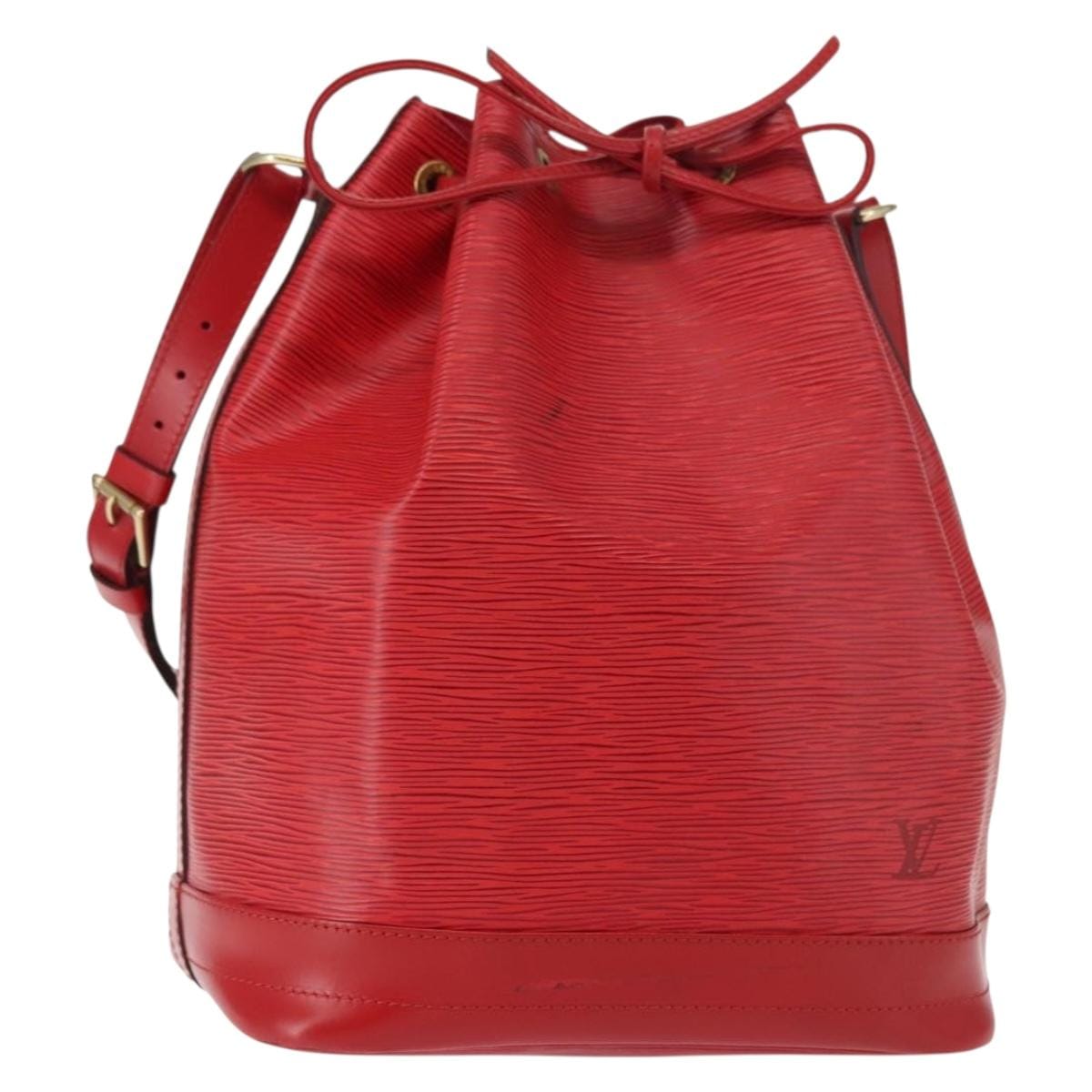 Louis Vuitton LOUIS VUITTON Epi Noe Shoulder Bag Red M44007 LV Auth 147706 147706