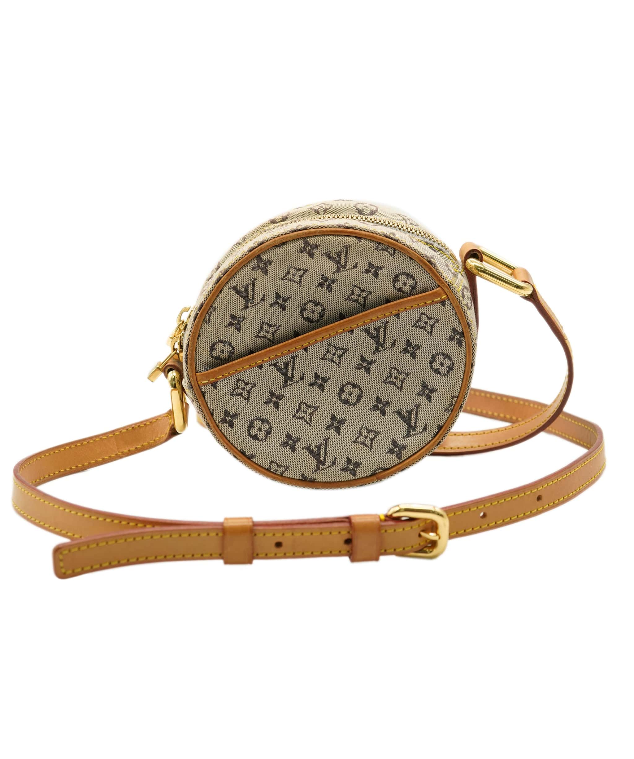 Louis Vuitton Louis Vuitton Grey/Blue Mini Lin Jeannie PM Crossbody Bag ALC2295