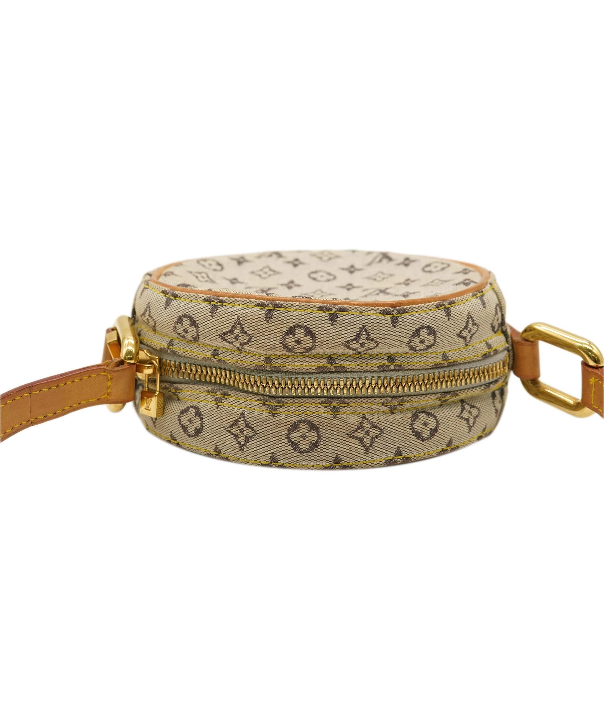 Louis Vuitton Louis Vuitton Grey/Blue Mini Lin Jeannie PM Crossbody Bag ALC2295