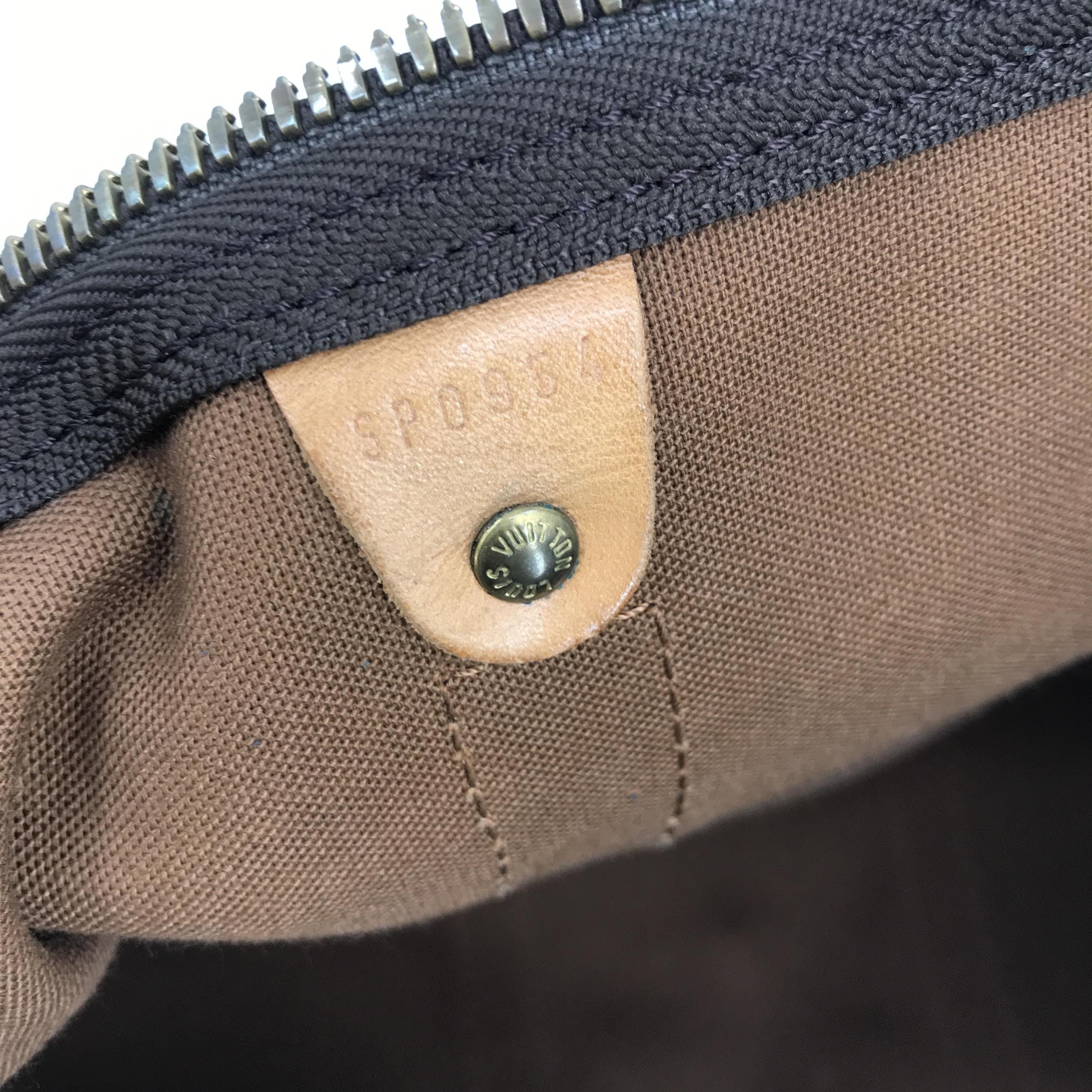 Louis Vuitton Louis Vuitton Monogram Keepall 50 Bag Brown ALC3214