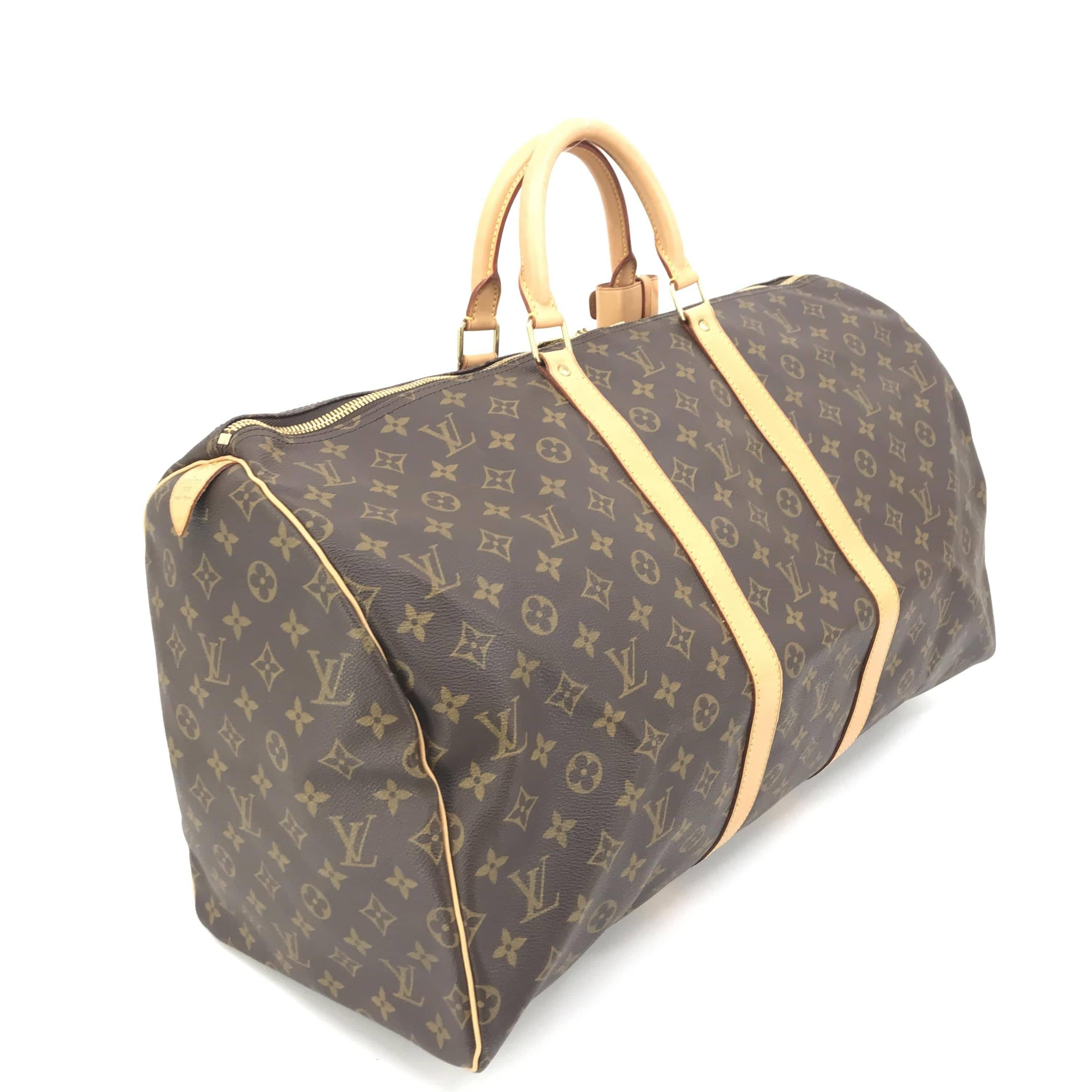 Louis Vuitton Louis Vuitton Monogram Keepall 55 Travel Bag ALC3218