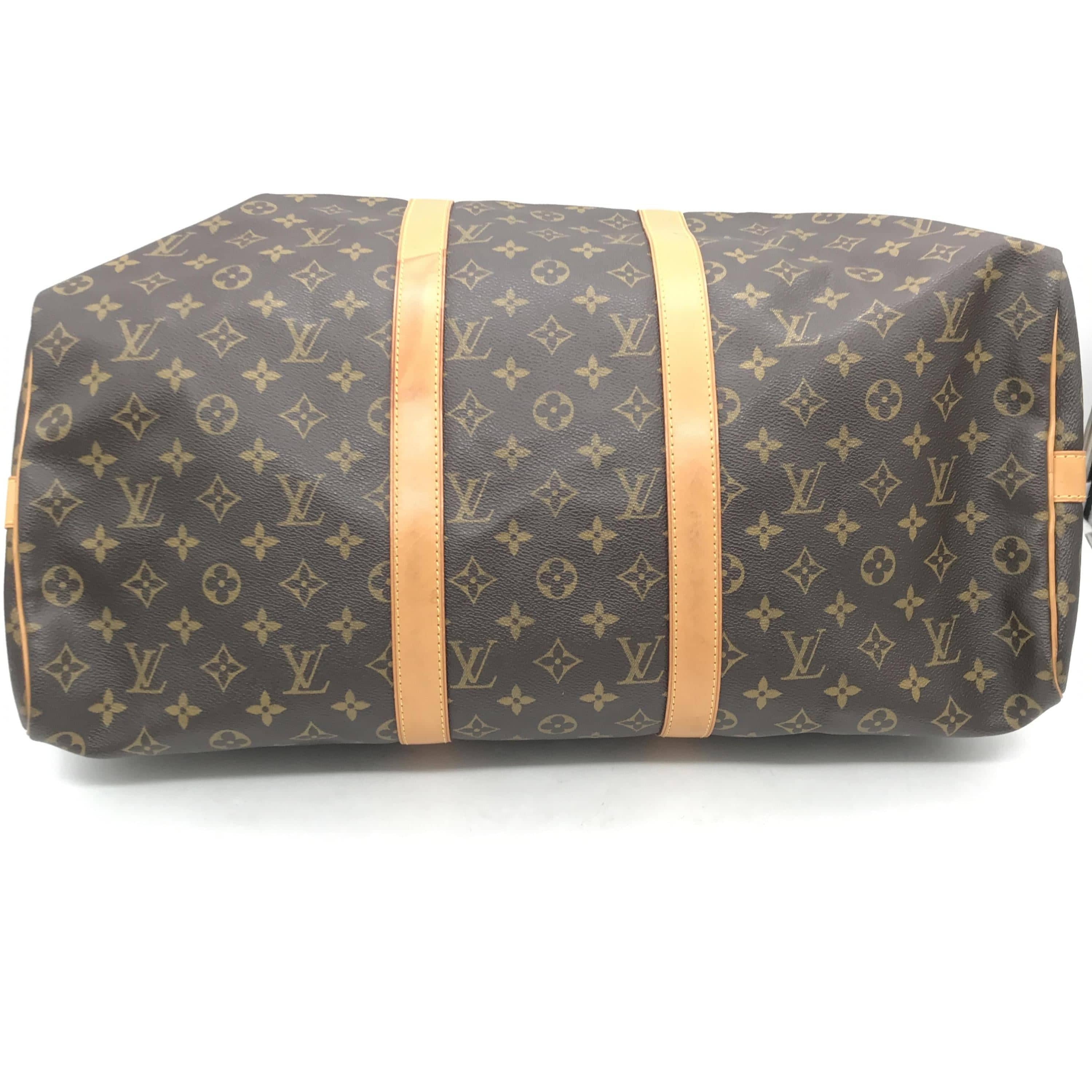 Louis Vuitton Louis Vuitton Monogram Keepall Bandouliere 50 handbag ALC3220