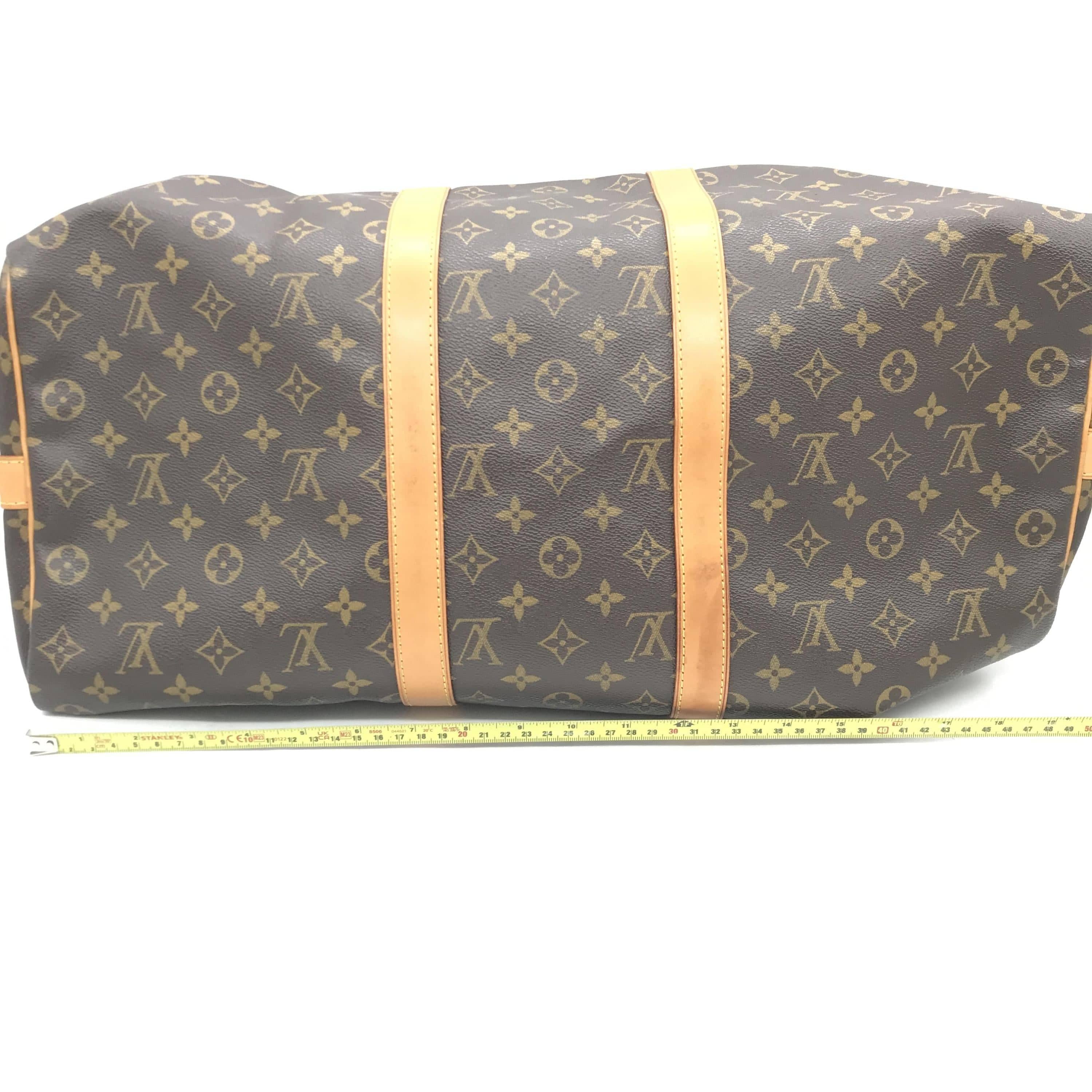 Louis Vuitton Louis Vuitton Monogram Keepall Bandouliere 50 handbag ALC3220