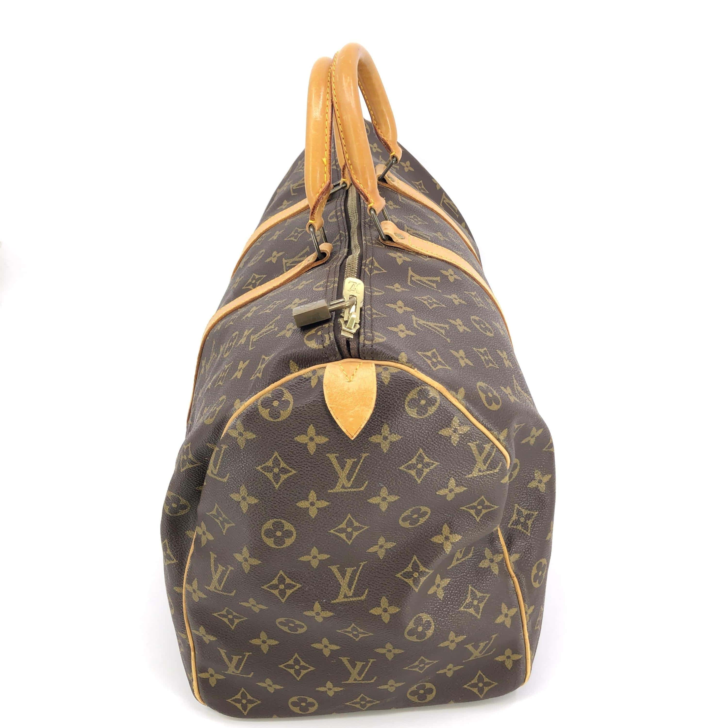 Louis Vuitton Louis Vuitton Monogram Keepall Bandouliere Travel Bag ALC3215