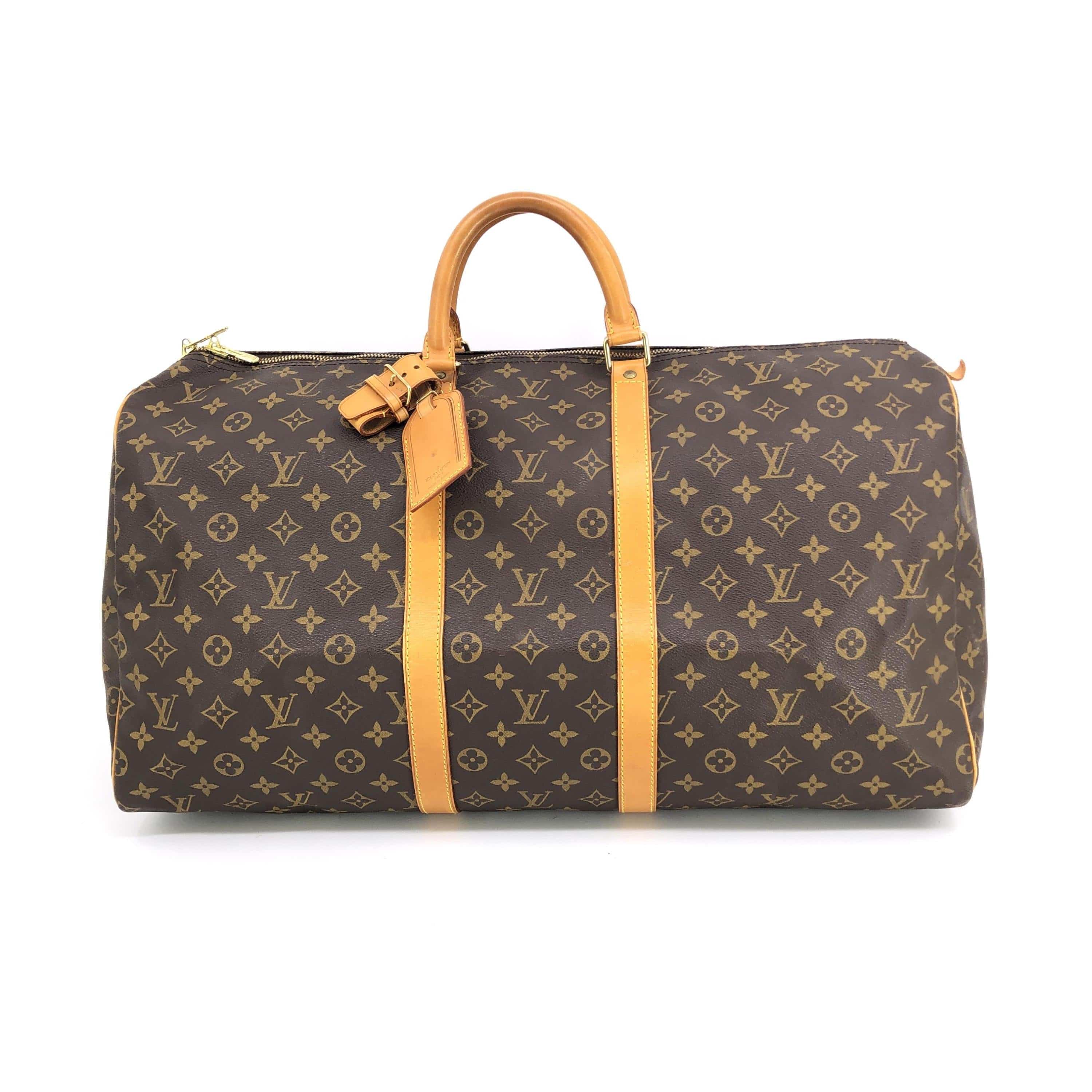 Louis Vuitton Louis Vuitton Monogram Leather Keepall handbag C331538