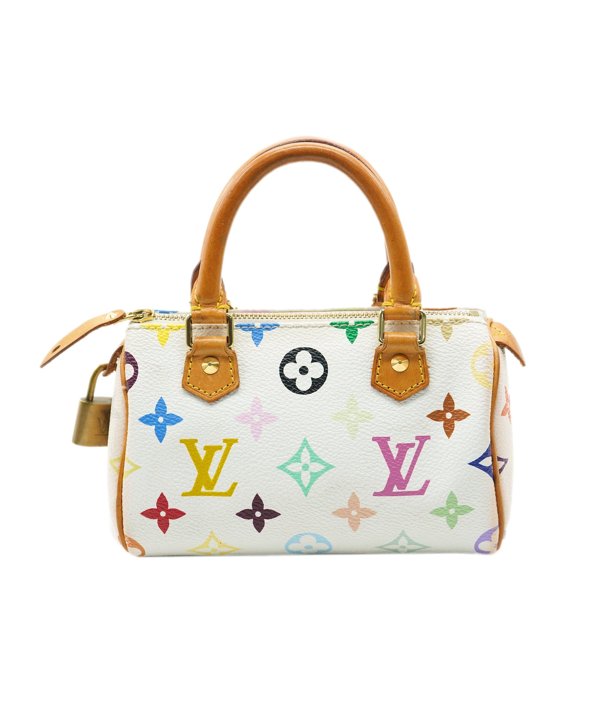 Louis Vuitton Louis Vuitton Murakami Monogram Speedy with Leather Strap ALC2431