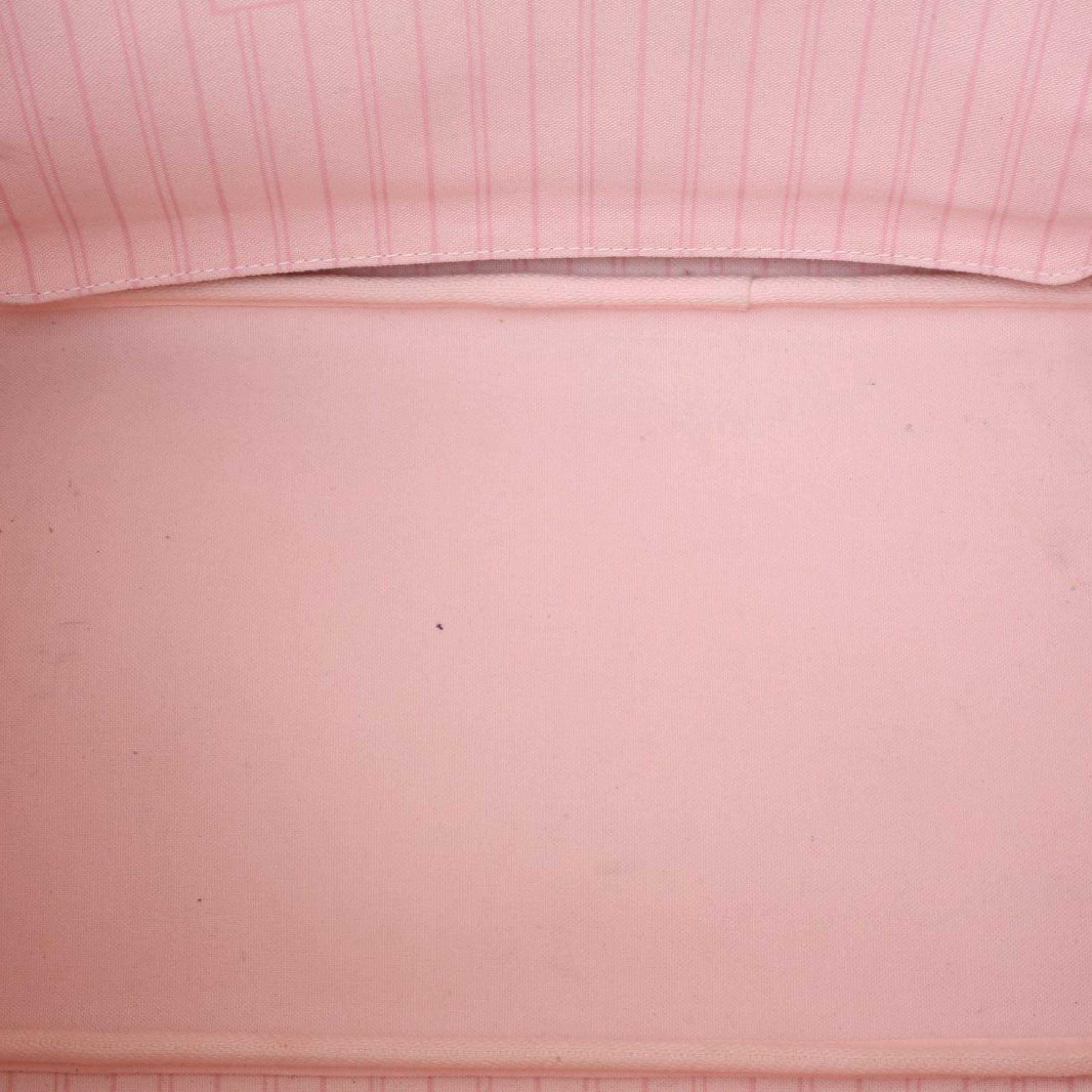 Louis Vuitton Louis Vuitton Neverfull Large 39 Gamete Bag White Checkered PVC with Gold Buckle 2019
sub-bag ALC3179