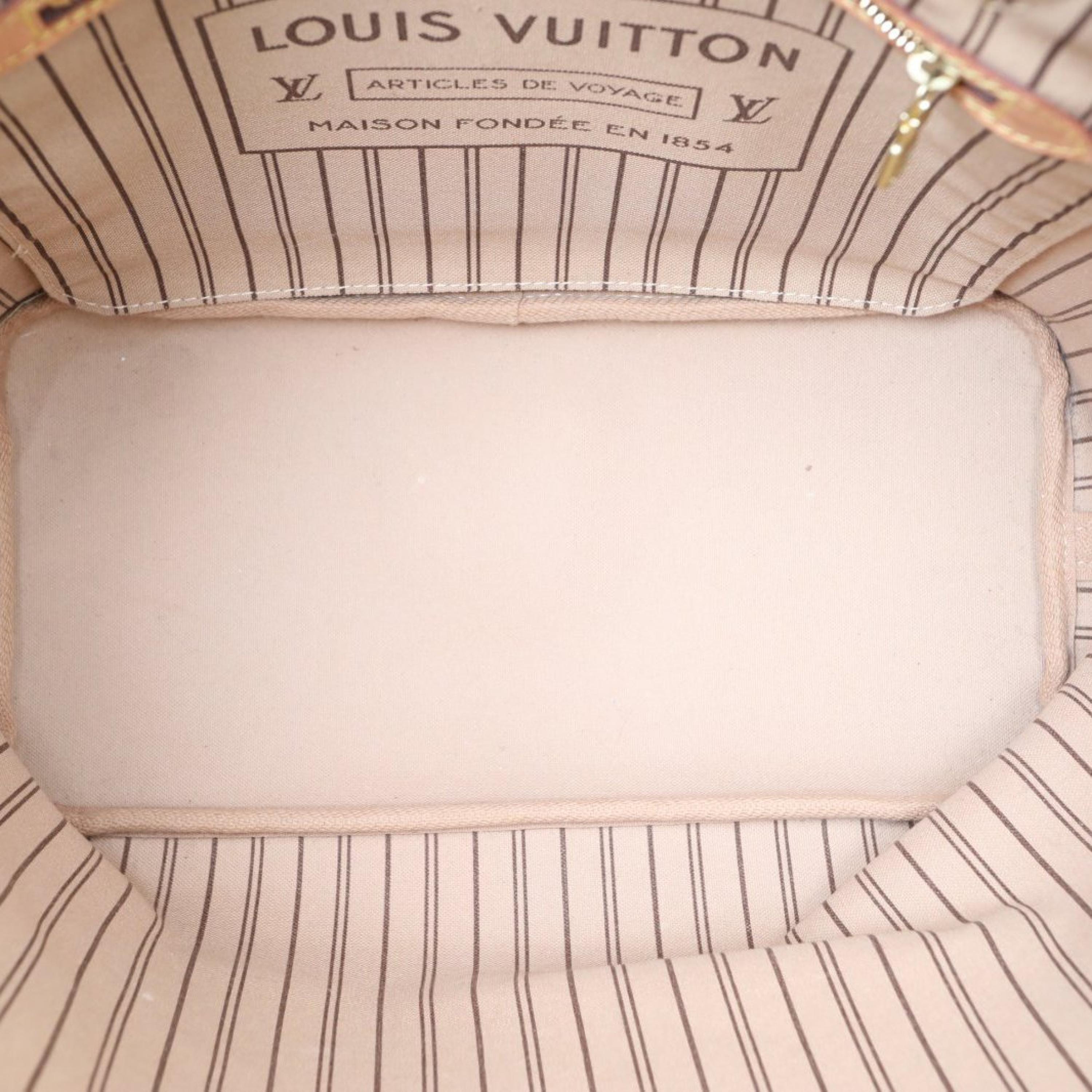 Louis Vuitton Louis Vuitton Neverfull Medium 31-Gamete Bag with Monogram PVC and Gold Buckle (2018 Badge)
sub-bag ALC3151