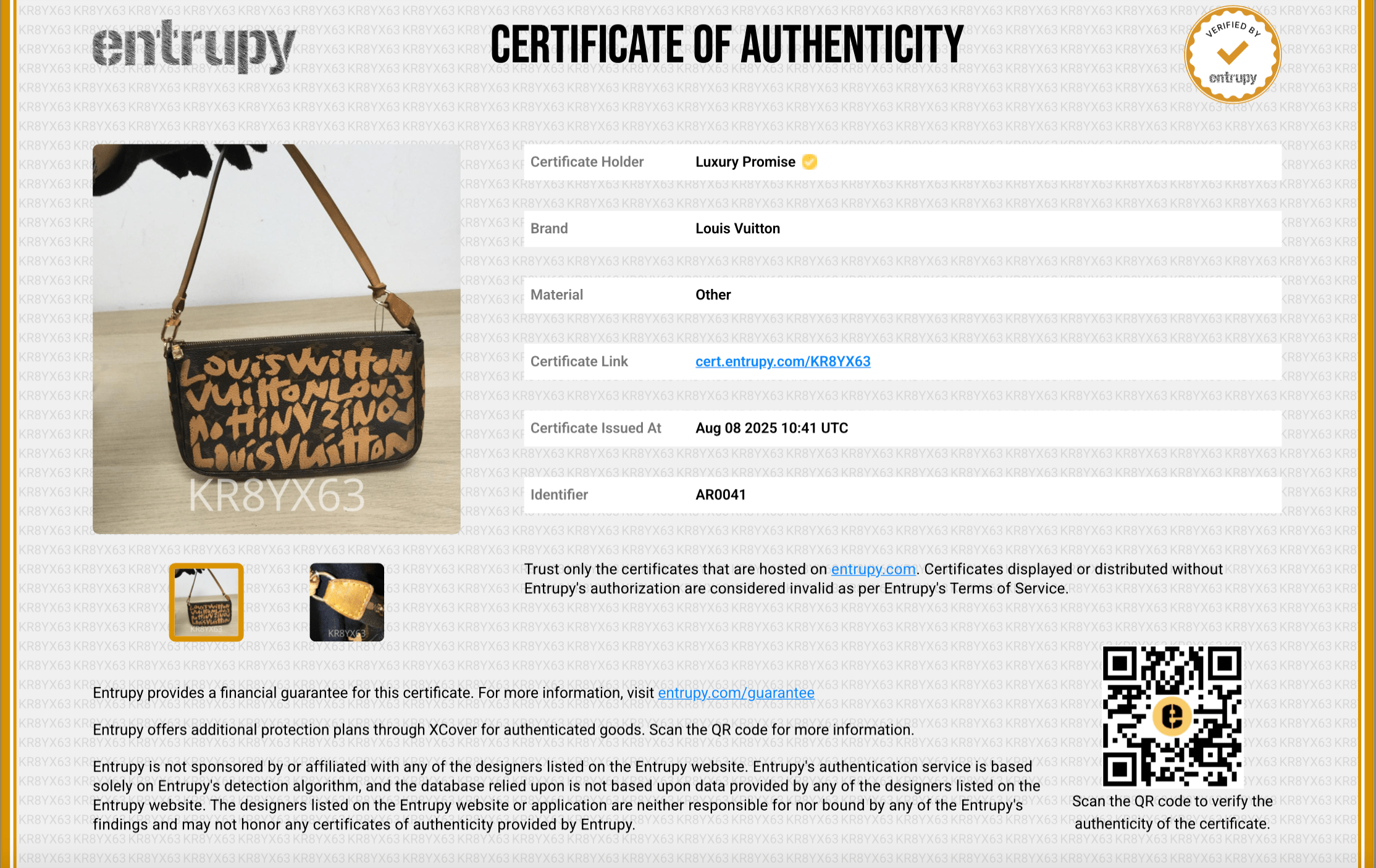 Louis Vuitton Louis Vuitton Stephen Sprouse Pochette Bag ALC1599