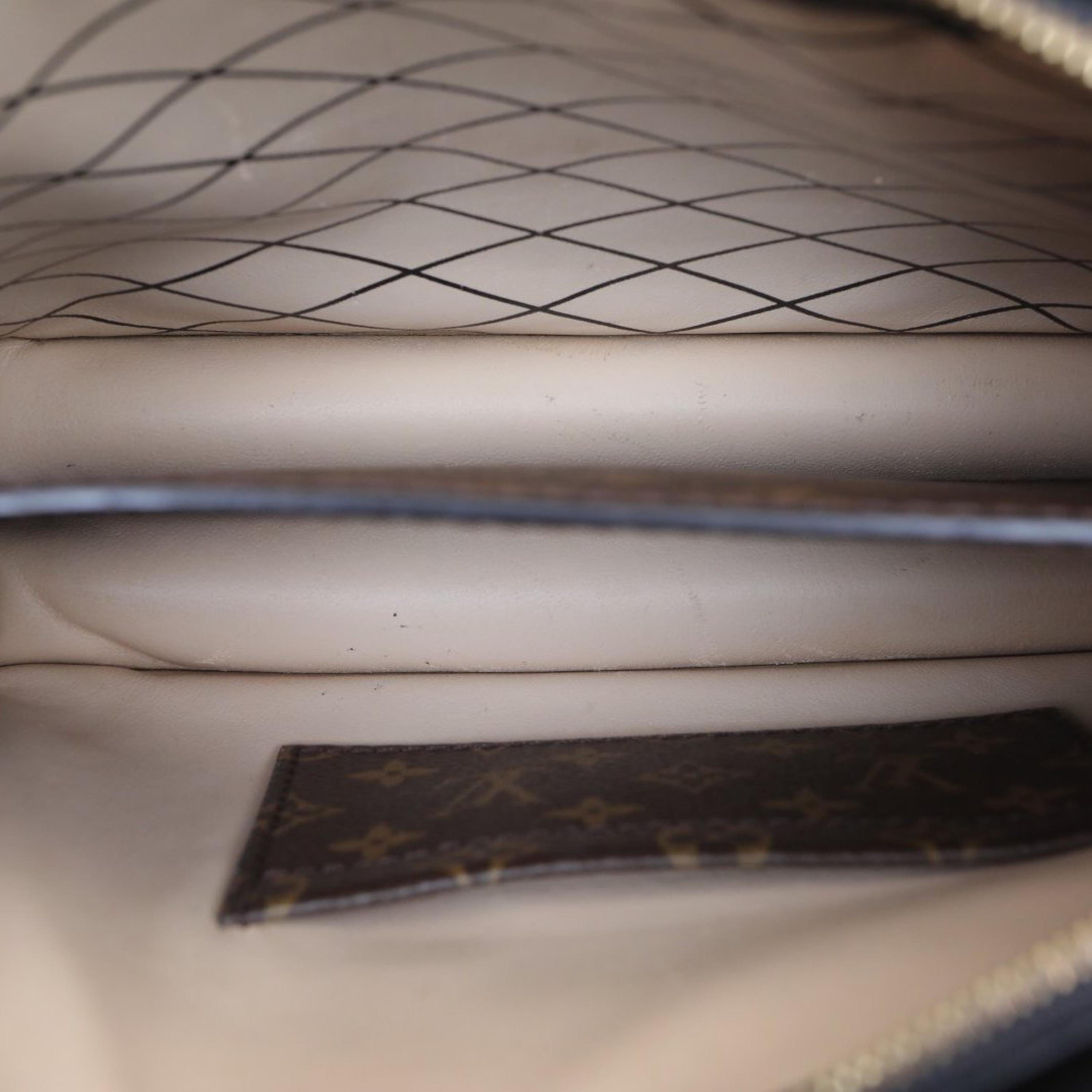 Louis Vuitton Louis Vuitton Trunk Clutch Soft Box Bag Colorblock PVC Chip
shoulder straps ALC3140