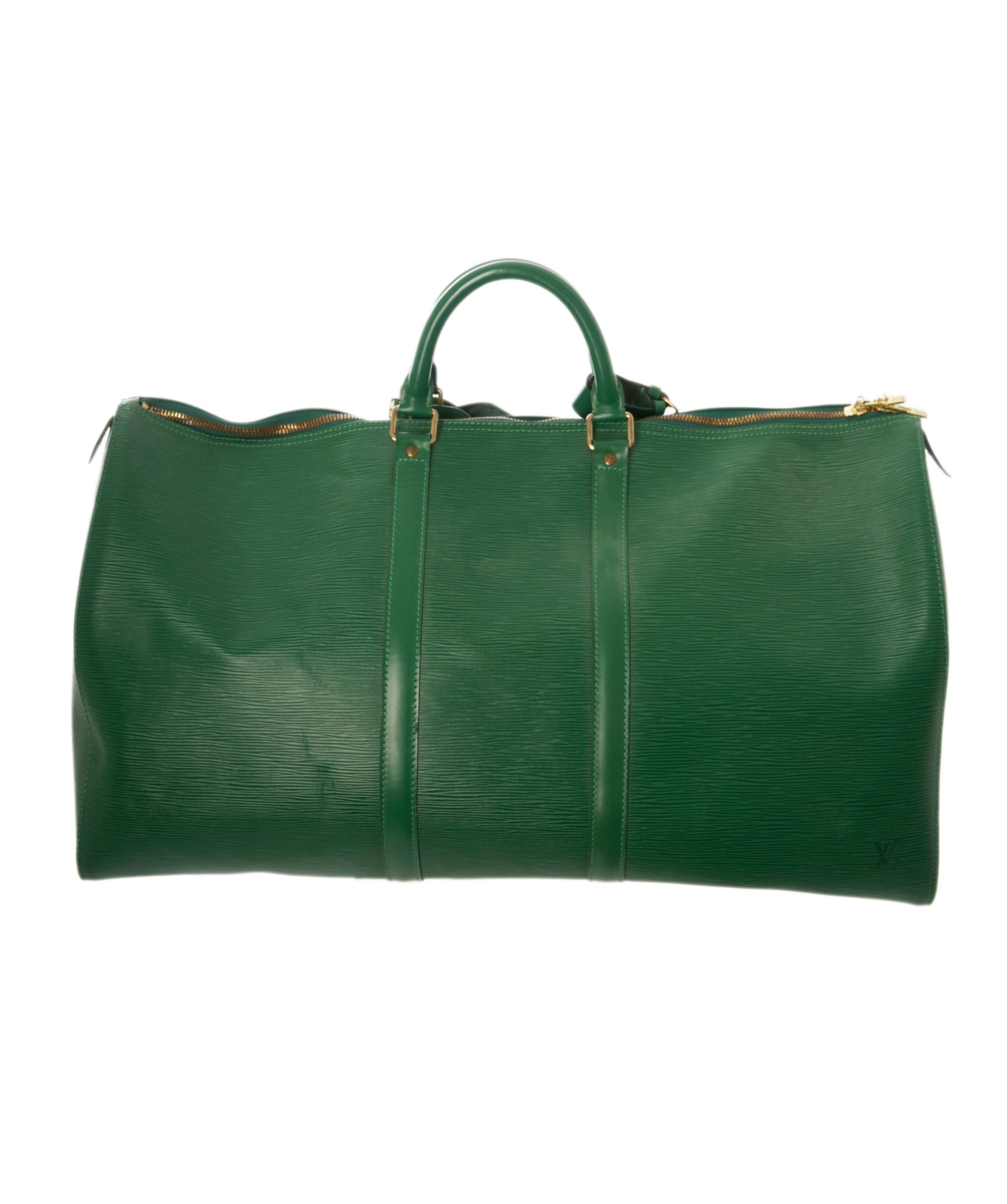 Louis Vuitton LV Green Epi Leather Keepal 55cm - APC0001