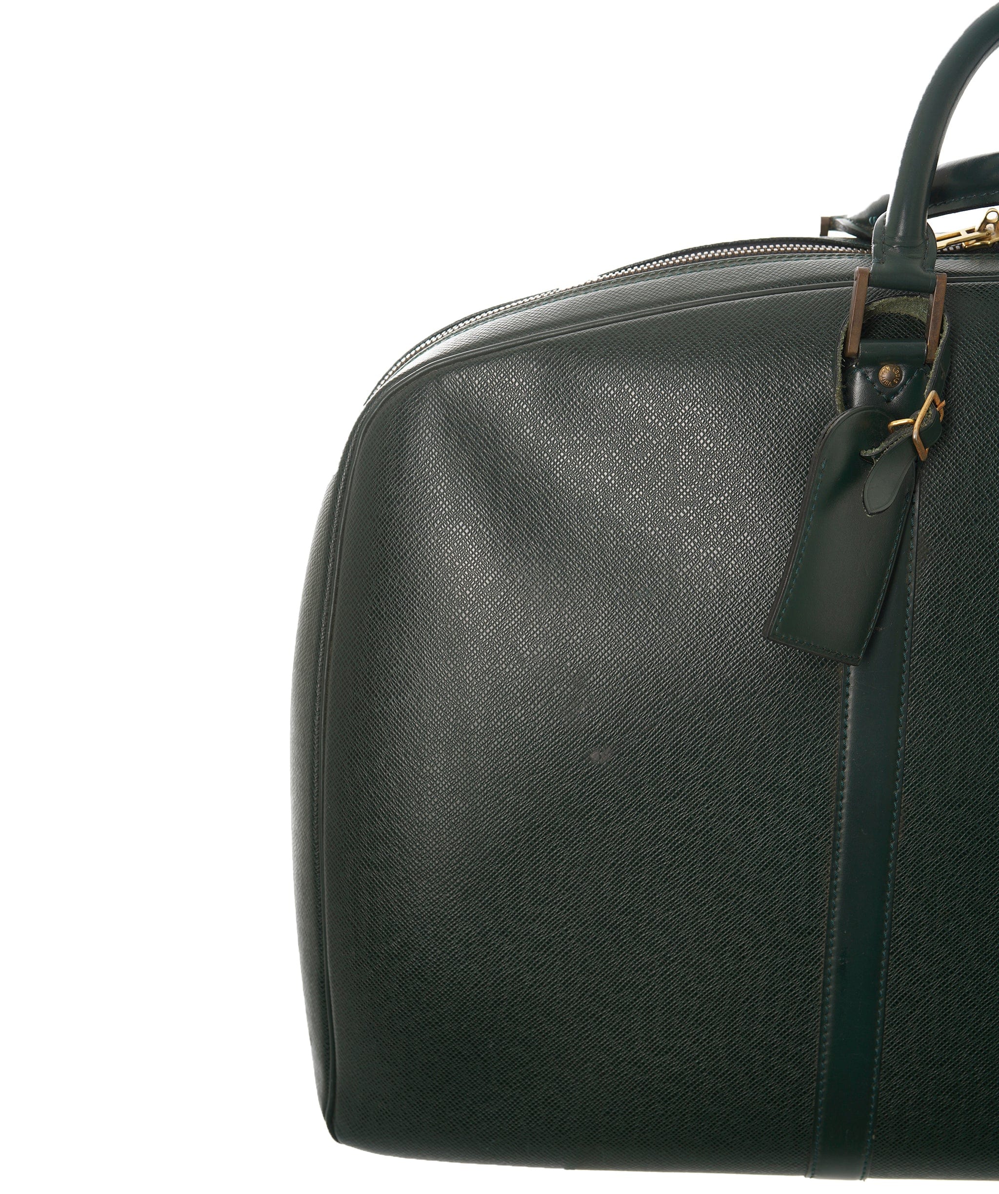 Louis Vuitton LV Green Taiga Leather Keepal Boston PM Bag 55cm - APC0002