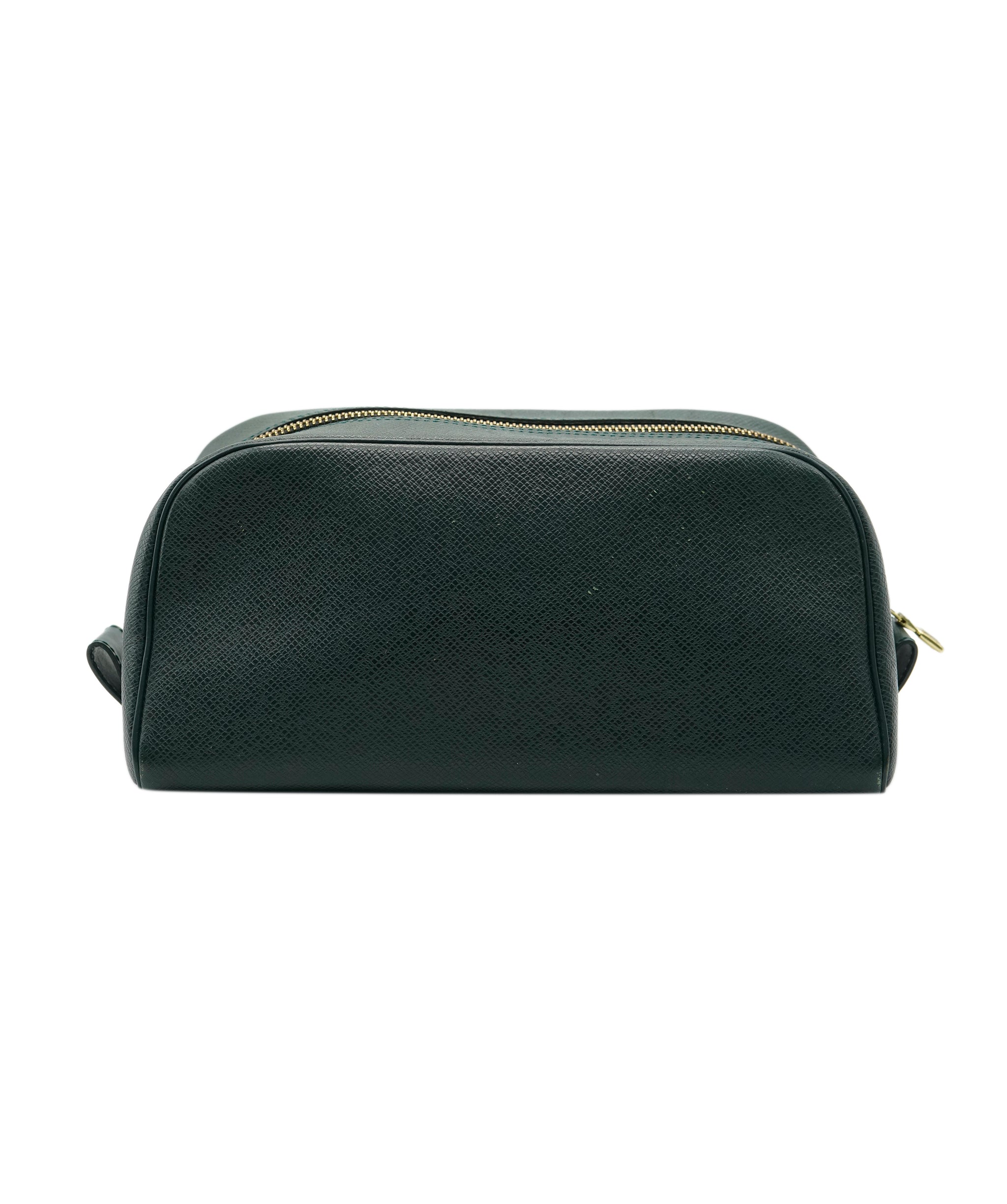 Louis Vuitton LV Green Taiga Leather Trousse Toilette Pouch PM - APC0003