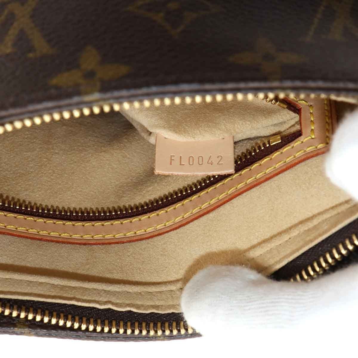 LOUIS VUITTON LOUIS VUITTON Monogram Looping MM Shoulder Bag Brown M51146 Purse 90299585