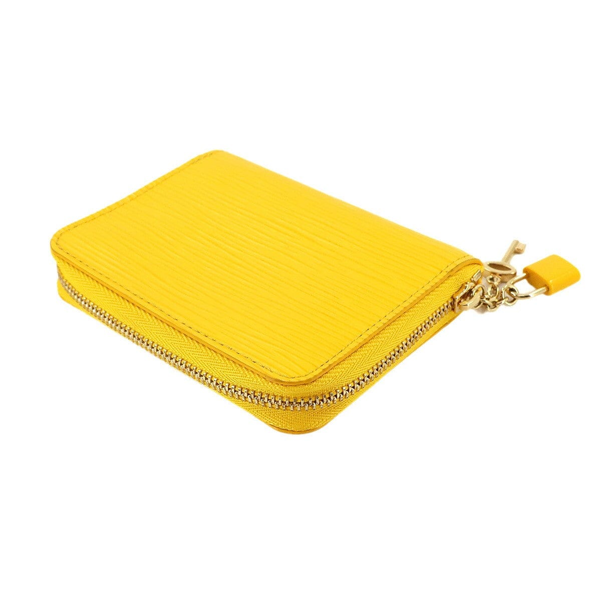 LOUIS VUITTON LOUIS VUITTON Epi Zippy Coin Purse Wallet Leather Yellow M61206 90294498