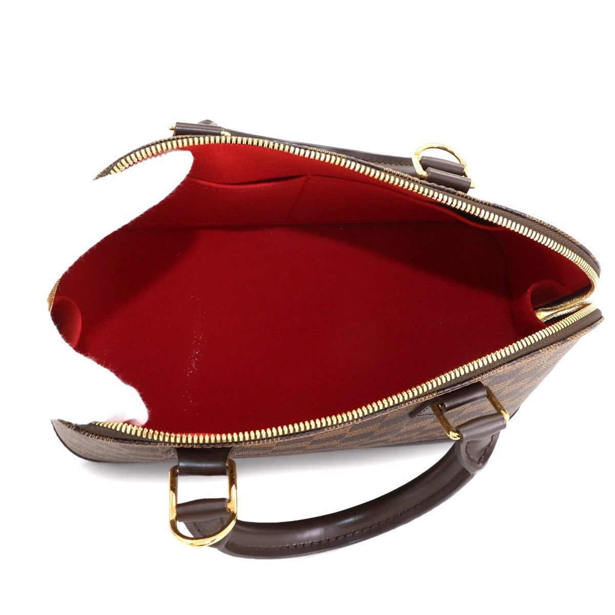 LOUIS VUITTON LOUIS VUITTON Damier Alma PM Hand Bag Ebene Brown N51131 Purse 90303720