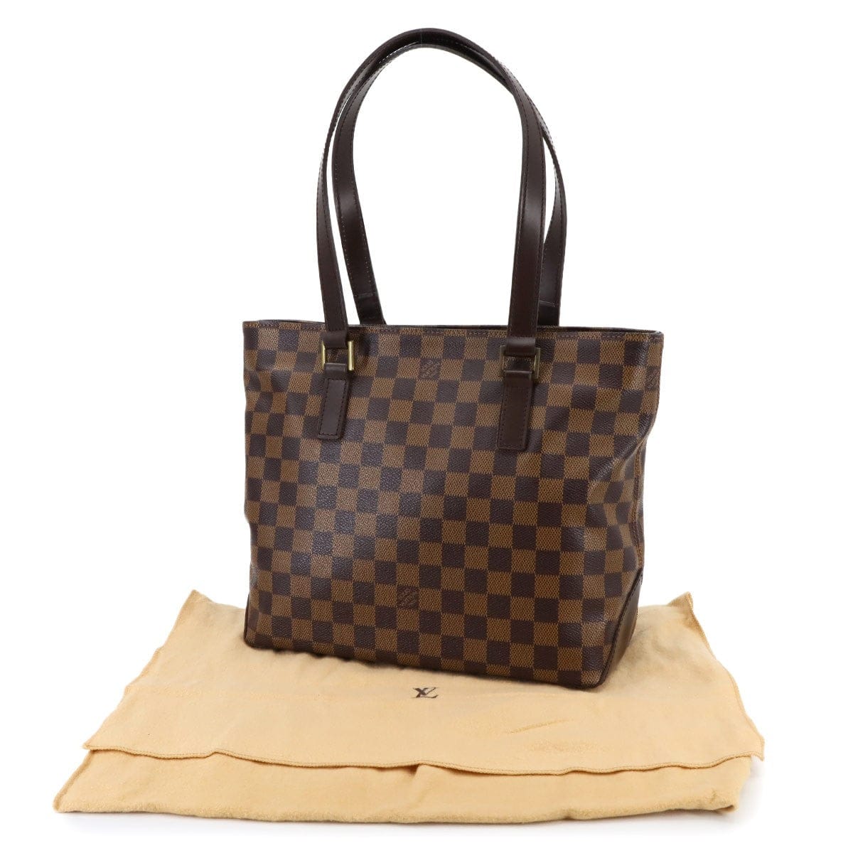LOUIS VUITTON LOUIS VUITTON Damier Cabas Piano SPO Tote Bag Ebene N51187 Purse 90300463