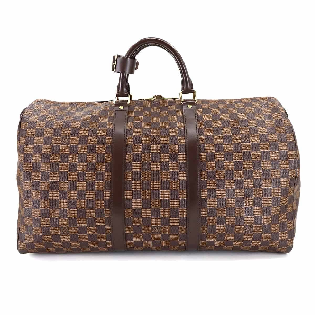 LOUIS VUITTON LOUIS VUITTON Damier Keepall 50 Luggage Ebene N41427 Unisex Travel 90301529