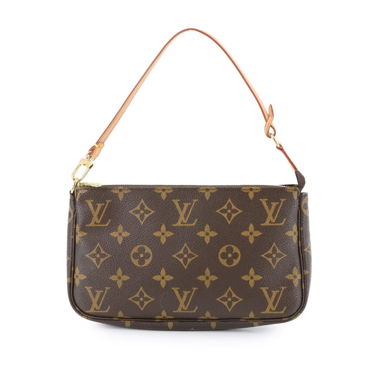 LOUIS VUITTON LOUIS VUITTON Monogram Pochette Accessoires Hand Bag Pouch Brown M51980 90289091