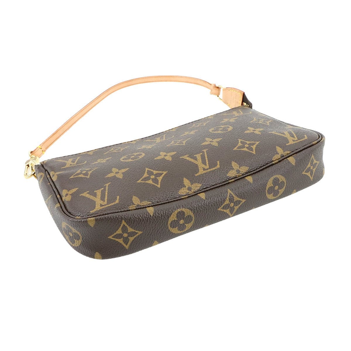 LOUIS VUITTON LOUIS VUITTON Monogram Pochette Accessoires Hand Bag Pouch Brown M51980 90289091