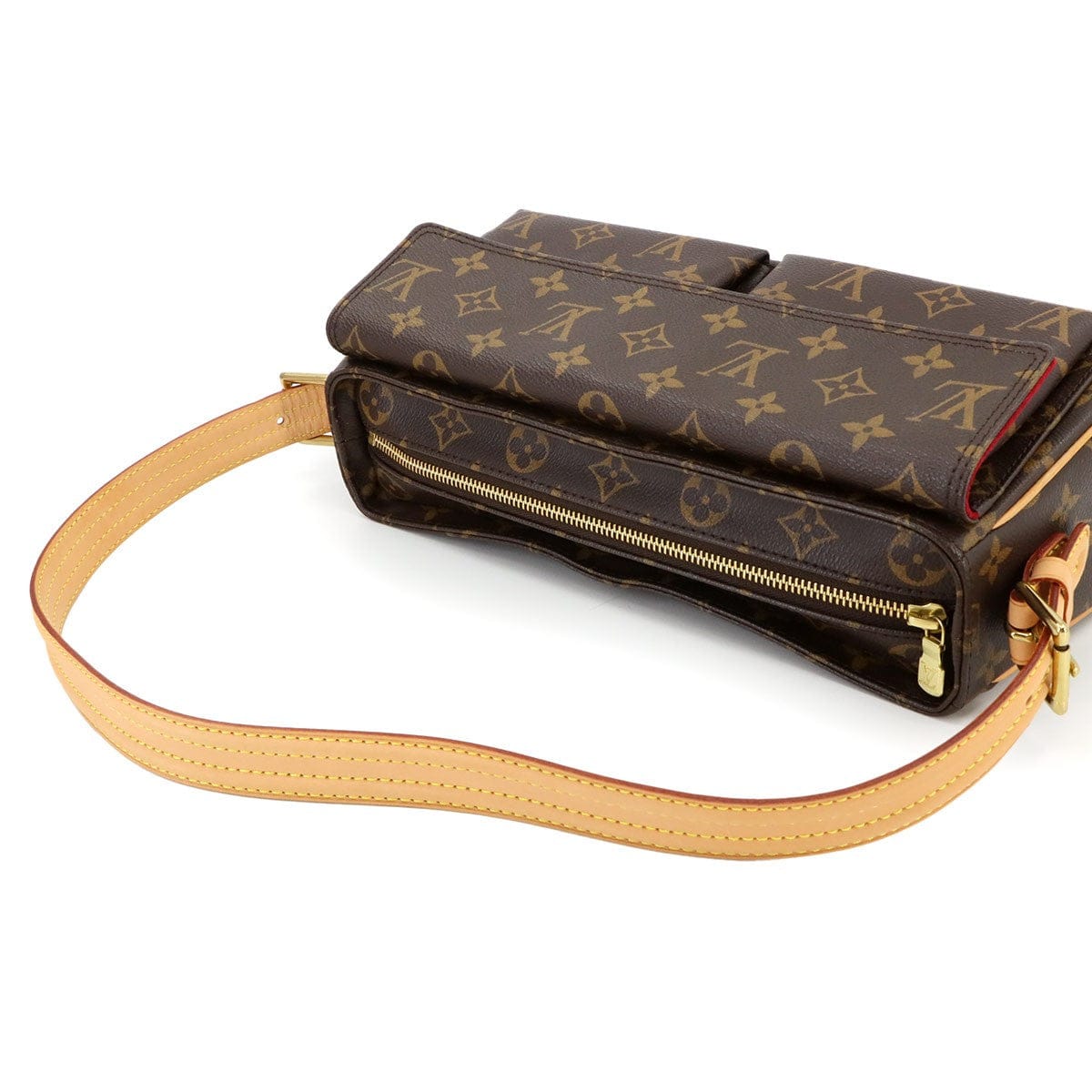 LOUIS VUITTON LOUIS VUITTON Monogram Viva Cite MM Shoulder Bag Brown M51164 Purse 90297675