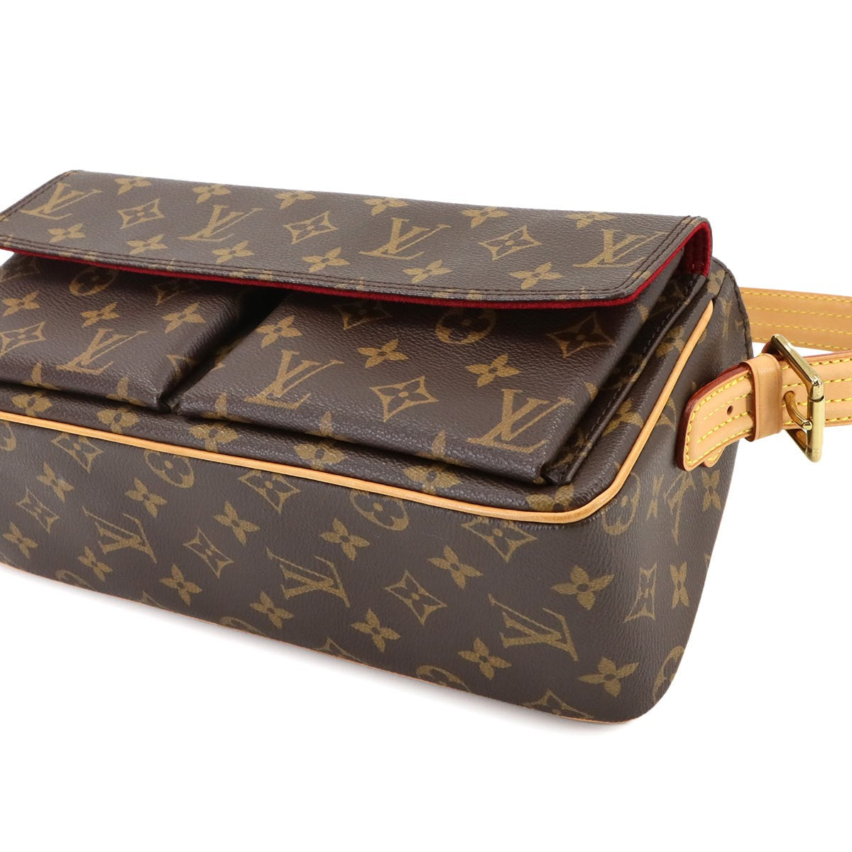 LOUIS VUITTON LOUIS VUITTON Monogram Viva Cite MM Shoulder Bag Brown M51164 Purse 90297675