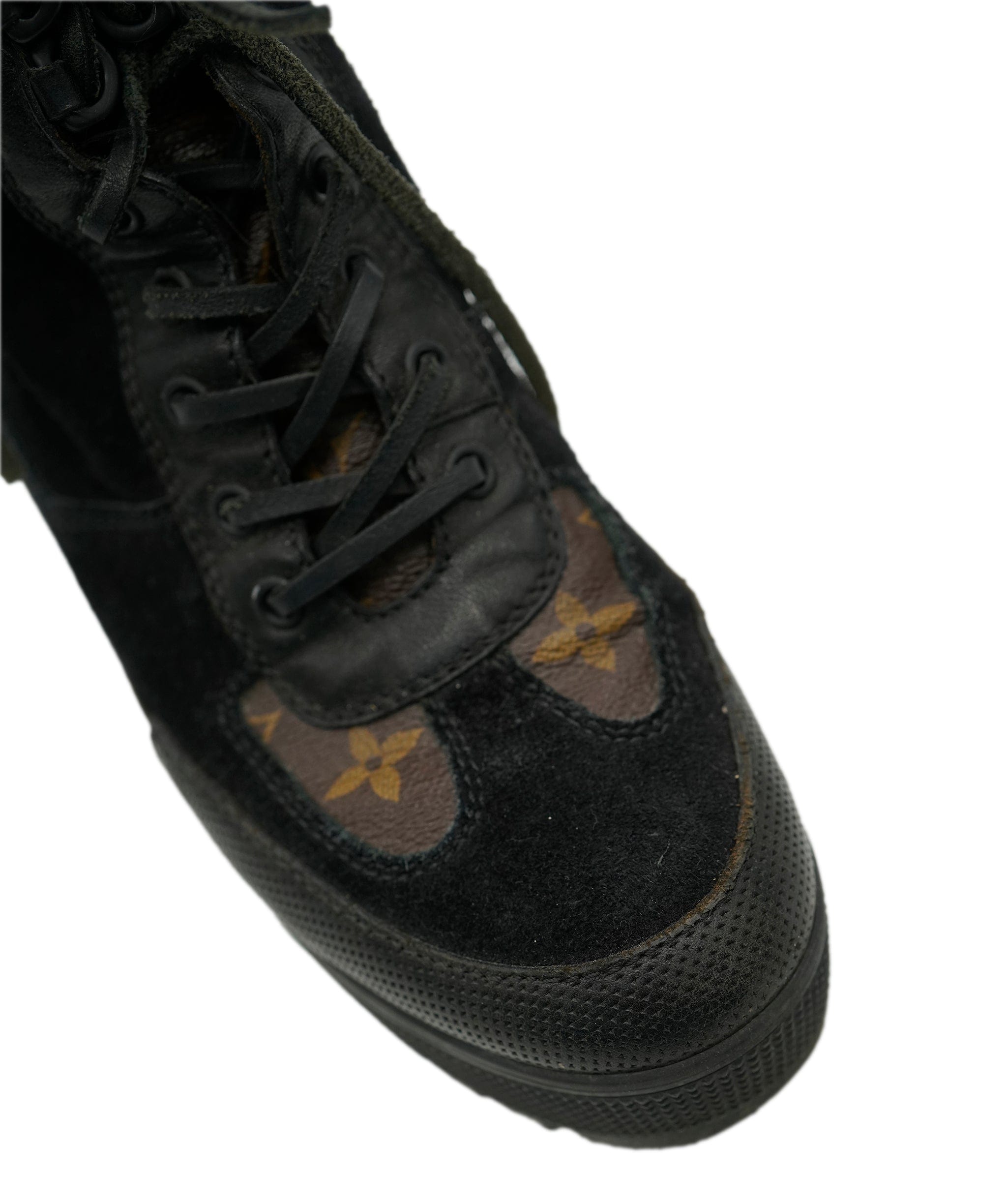 Louis Vuitton Louis Vuitton Desert Boots Black 37 REC1733