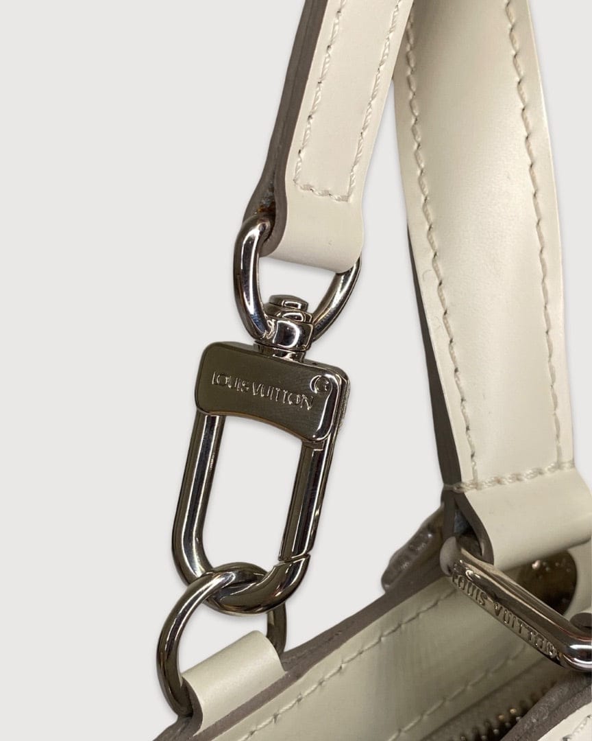 Louis Vuitton Cream Louis Vuitton Brea MM Tote