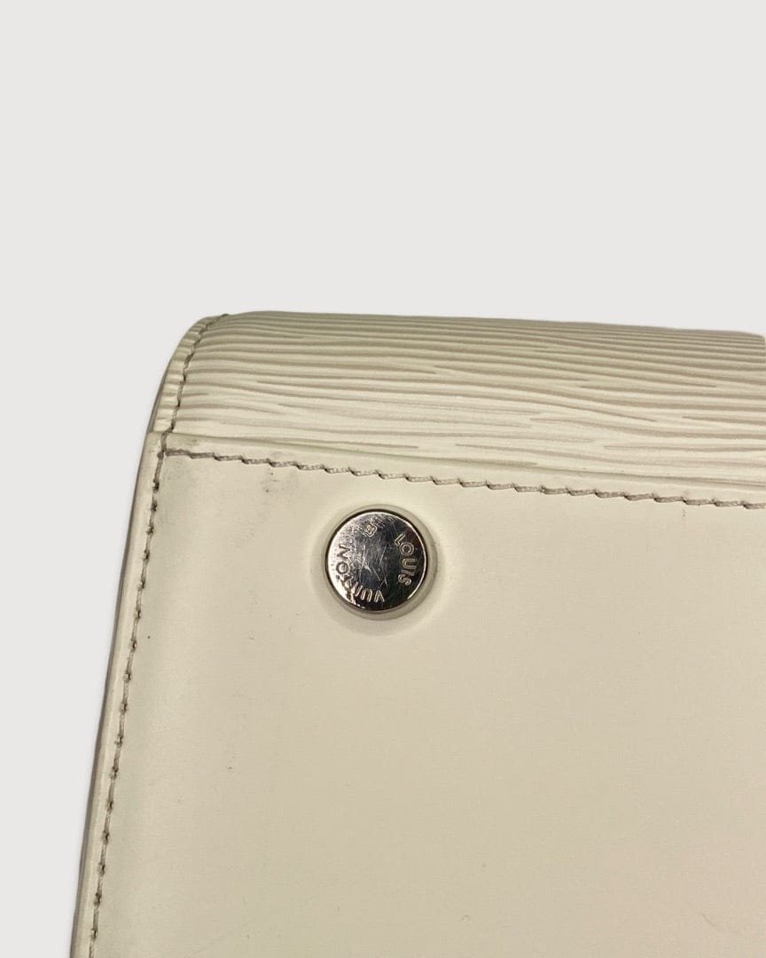 Louis Vuitton Cream Louis Vuitton Brea MM Tote