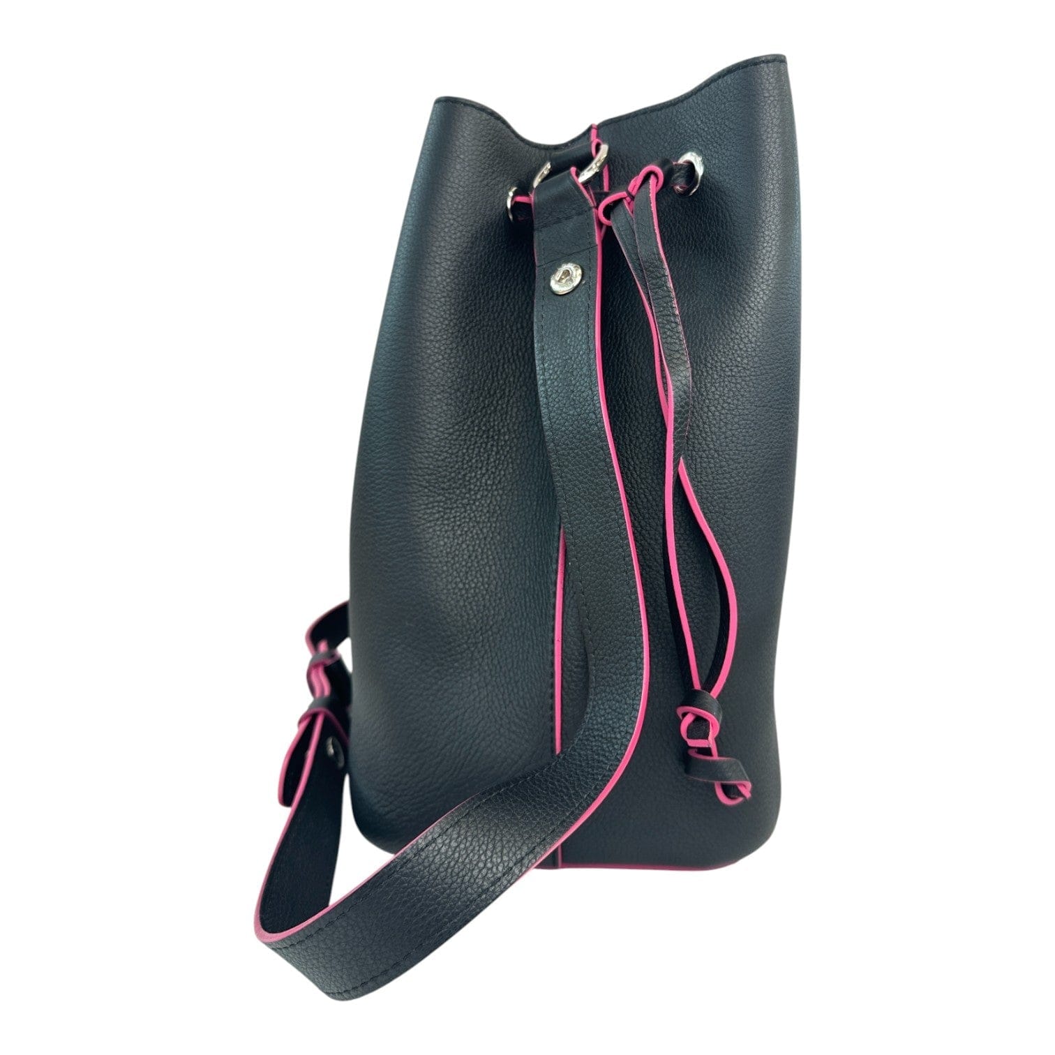 Louis Vuitton Louis Vuitton Black Lockme Bucket Bag Black