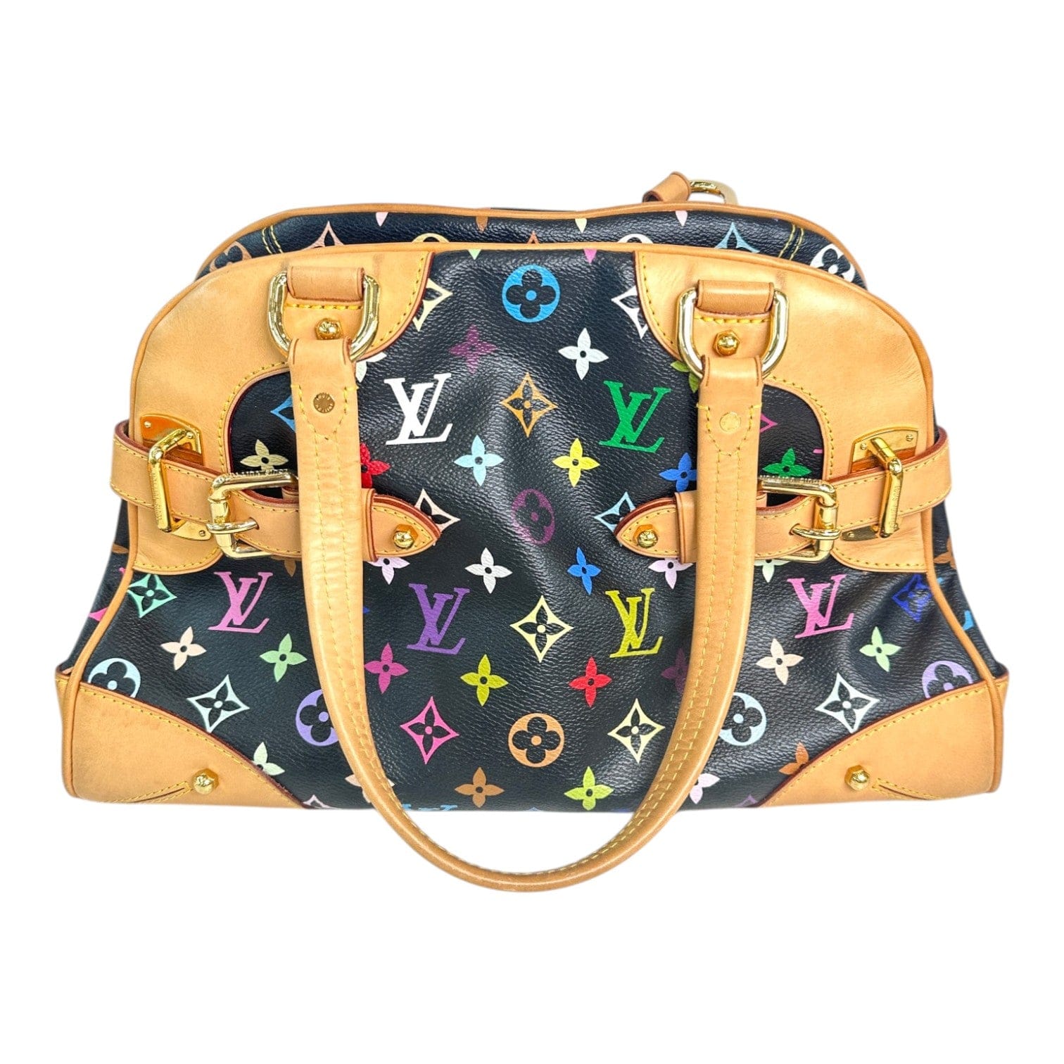 Louis Vuitton Louis Vuitton Black Monogram Multicolour Claudia Bag