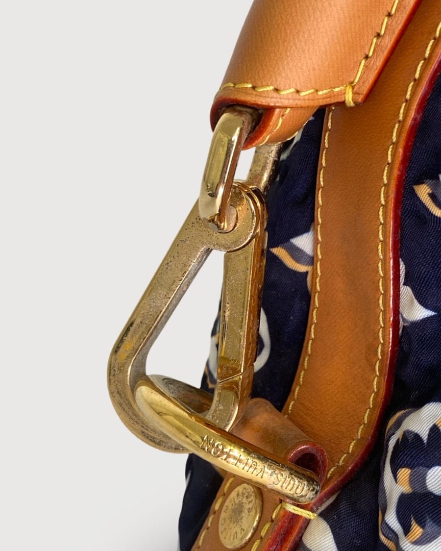 Louis Vuitton Louis Vuitton Monogram Bulles Bag Navy/ White