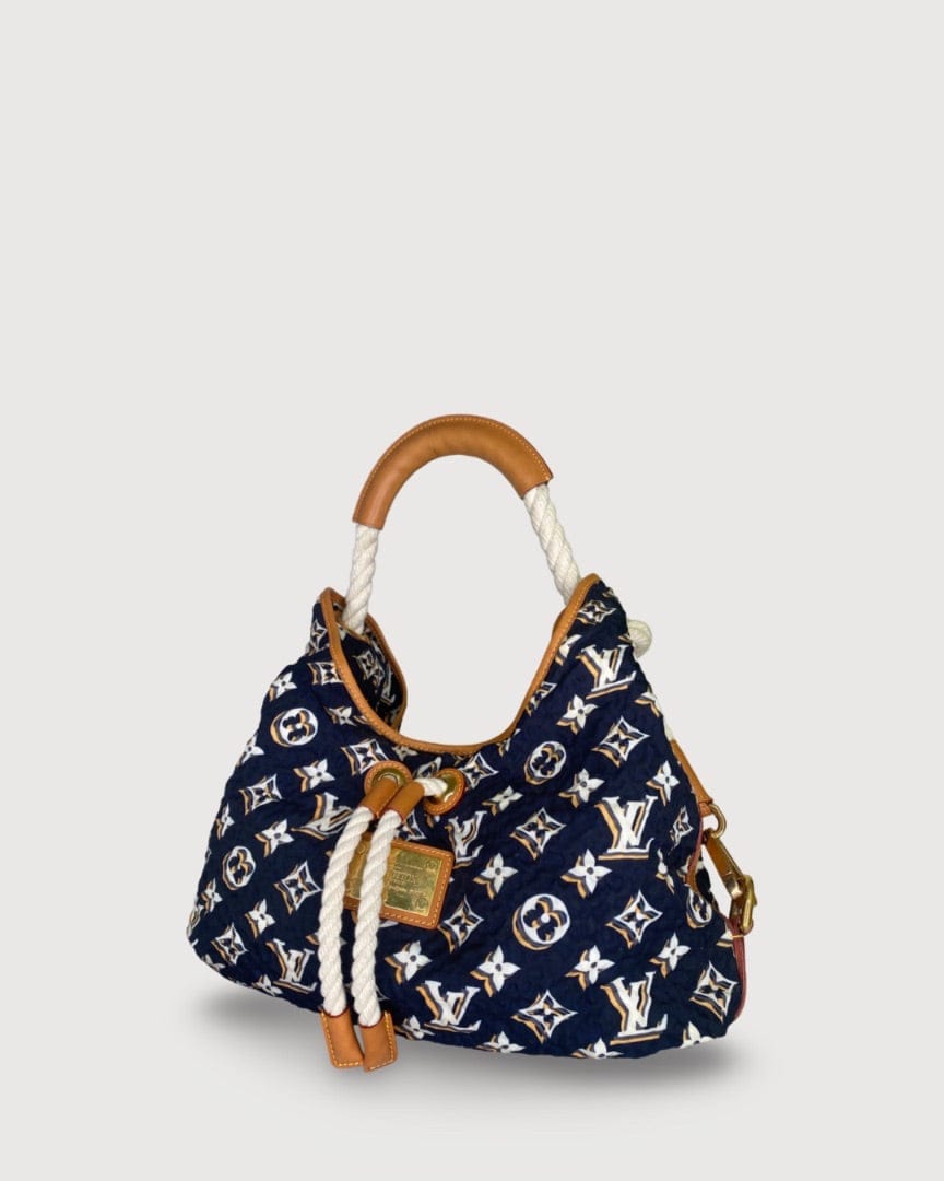 Louis Vuitton Louis Vuitton Monogram Bulles Bag Navy/ White